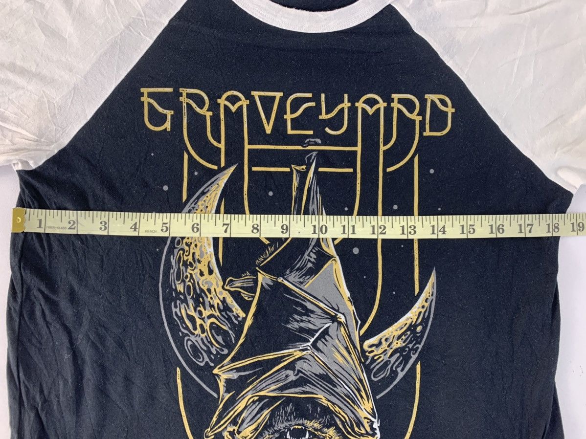 Band Tees Hype Graveyard Swedish Rock Band Raglan Logo Printed Tee Size S / US 4 / IT 40 - 6 Thumbnail