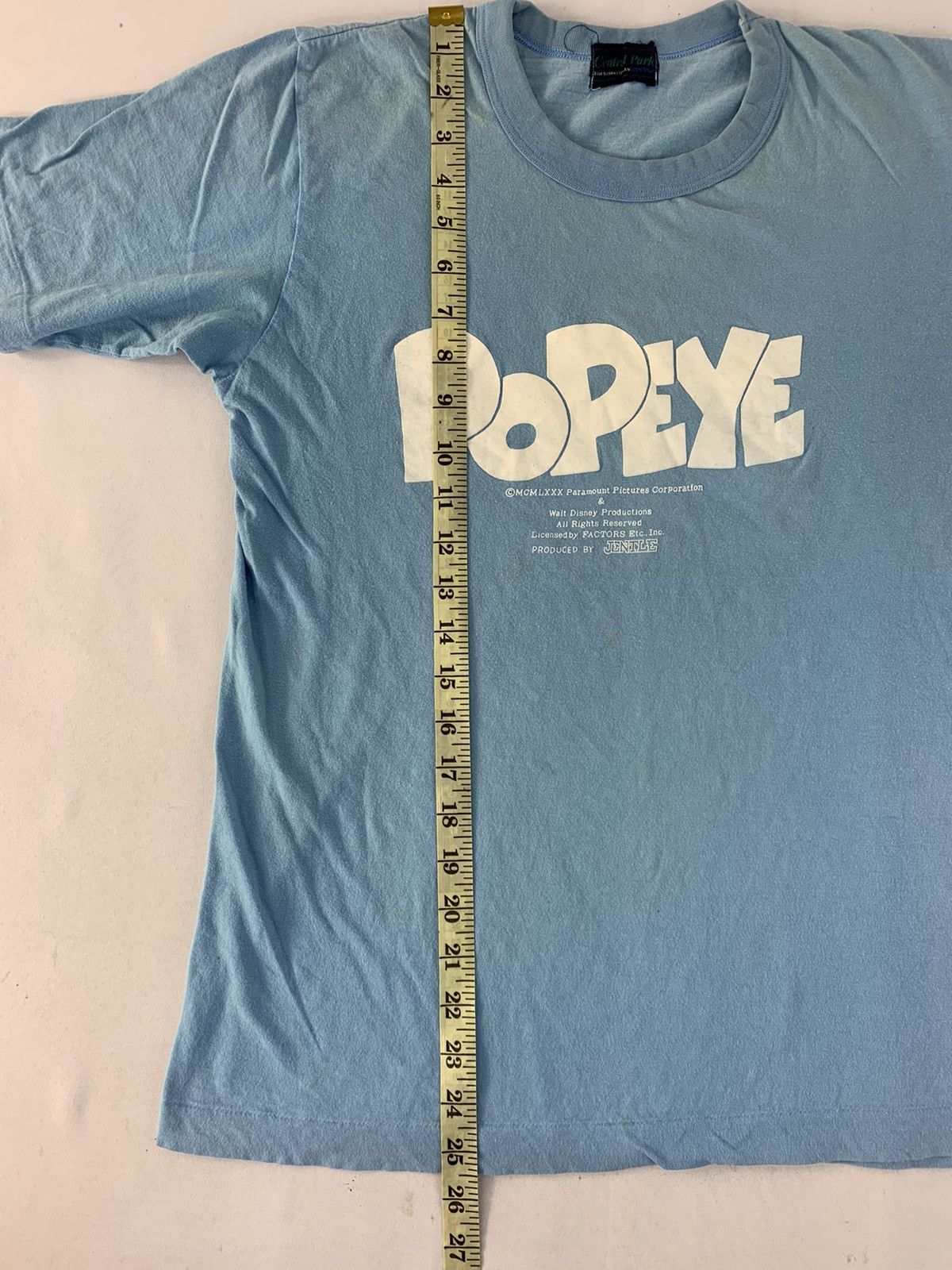 Vintage 90s Walt Disney Popeye The Sailorman Spell Out Tee Size US S / EU 44-46 / 1 - 7 Thumbnail