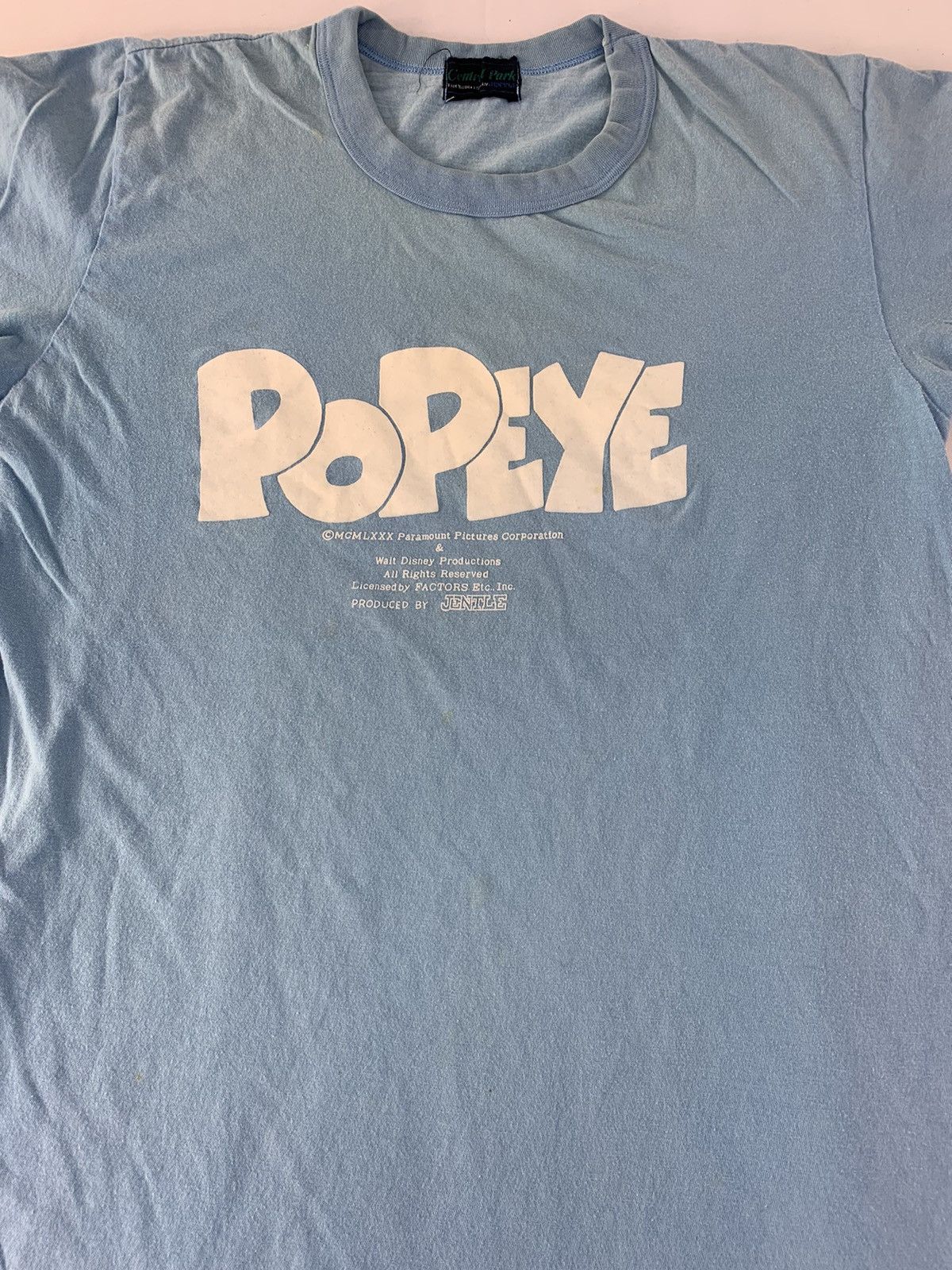 Vintage 90s Walt Disney Popeye The Sailorman Spell Out Tee Size US S / EU 44-46 / 1 - 3 Thumbnail