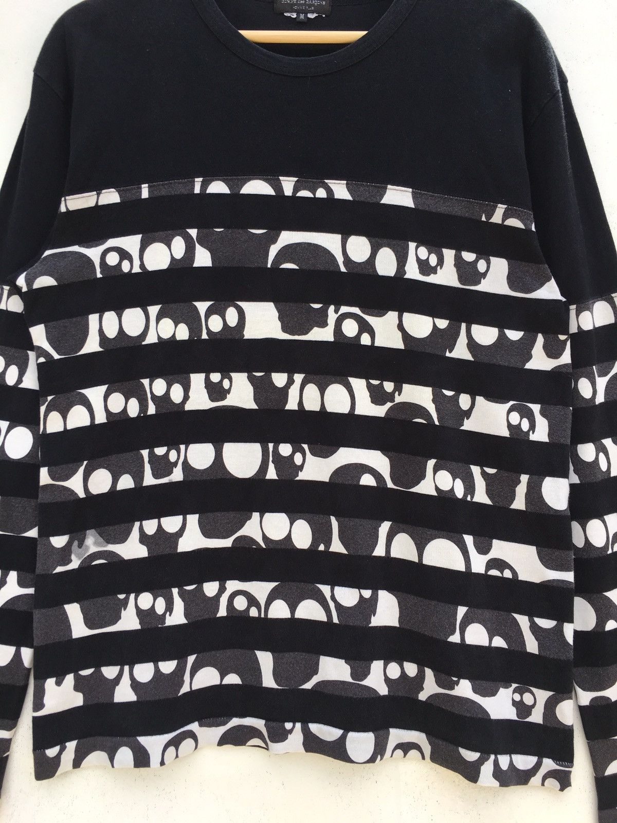 Comme des Garcons Rare Comme DES Garcons Homme Long Sleeve Tee Skulls AD2010 Size US M / EU 48-50 / 2 - 8 Thumbnail