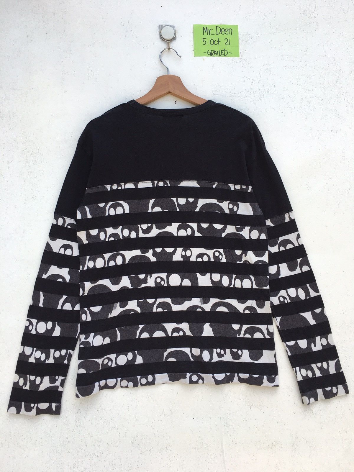 Comme des Garcons Rare Comme DES Garcons Homme Long Sleeve Tee Skulls AD2010 Size US M / EU 48-50 / 2 - 12 Thumbnail