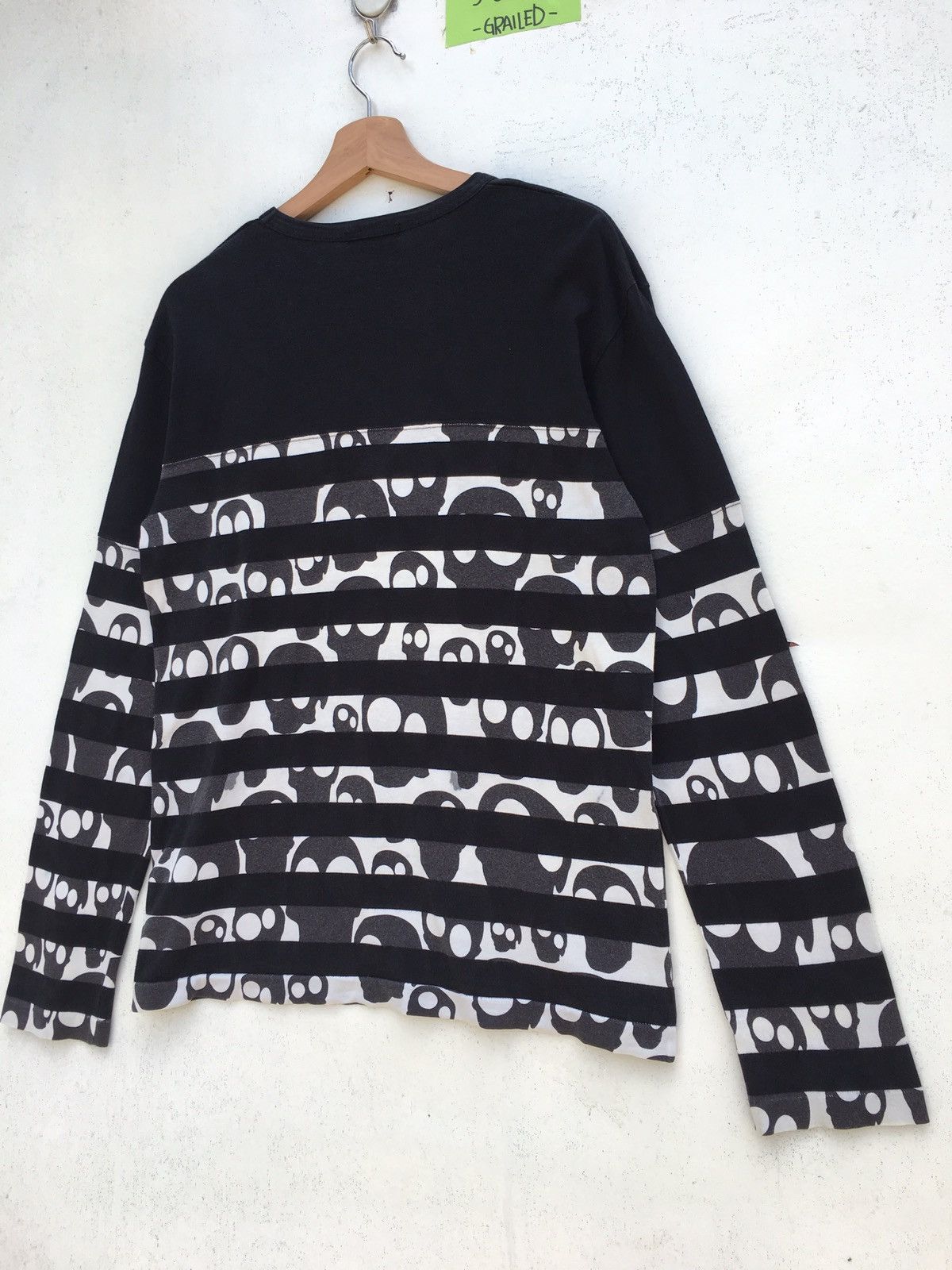 Comme des Garcons Rare Comme DES Garcons Homme Long Sleeve Tee Skulls AD2010 Size US M / EU 48-50 / 2 - 14 Thumbnail