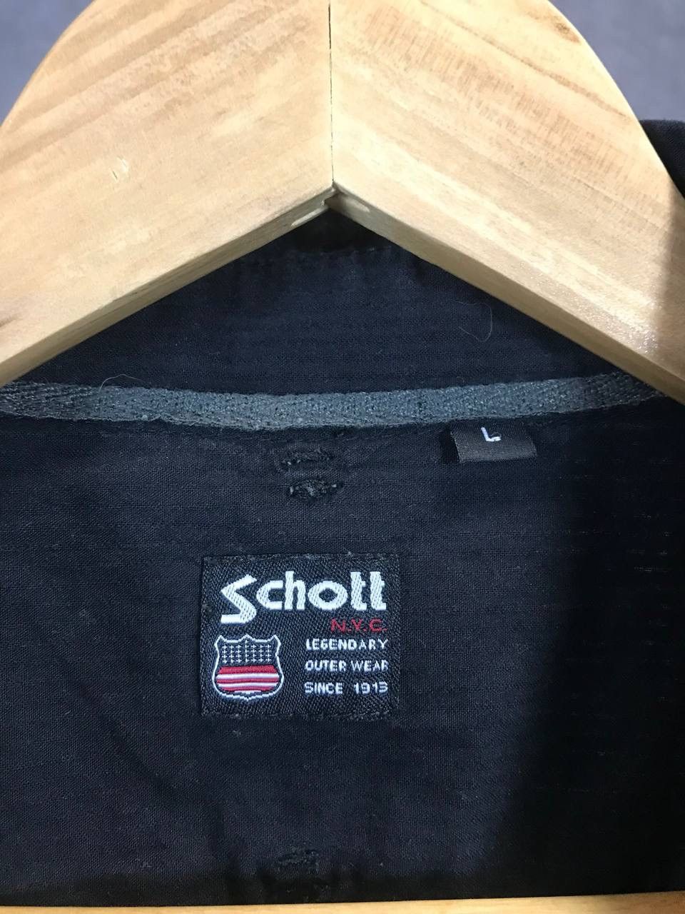 Schott Schott Eagle vintage big logo shirt Size US L / EU 52-54 / 3 - 6 Thumbnail