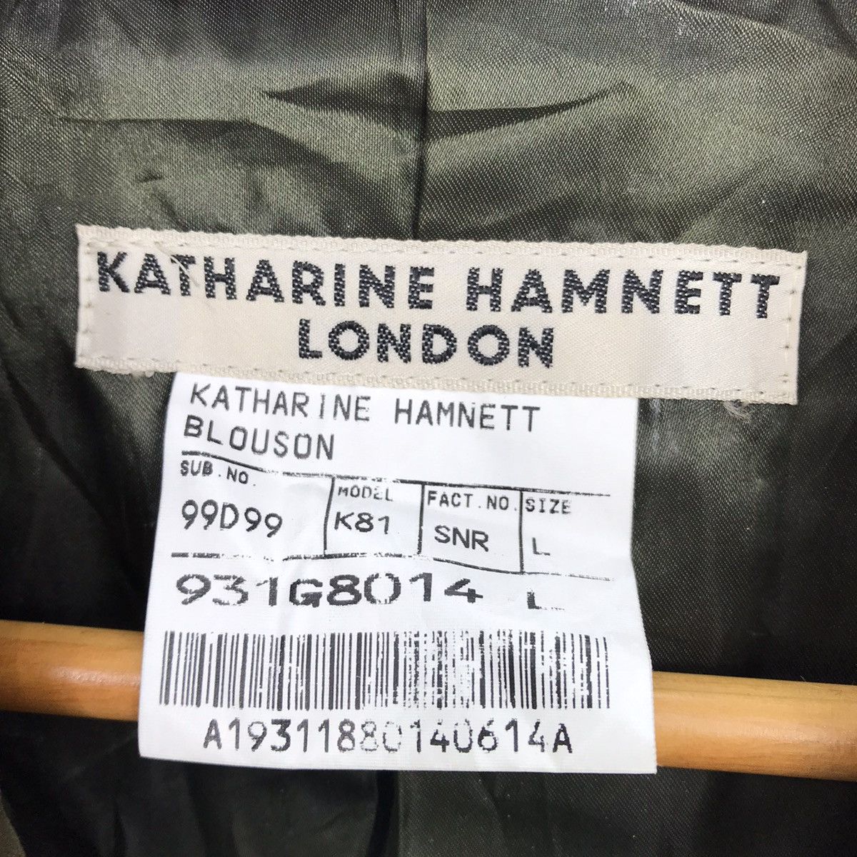Katharine Hamnett London Vtg KATHARINE HAMNETT LONDON Blouson Pea Coat Trench Parka Size L / US 10 / IT 46 - 5 Thumbnail