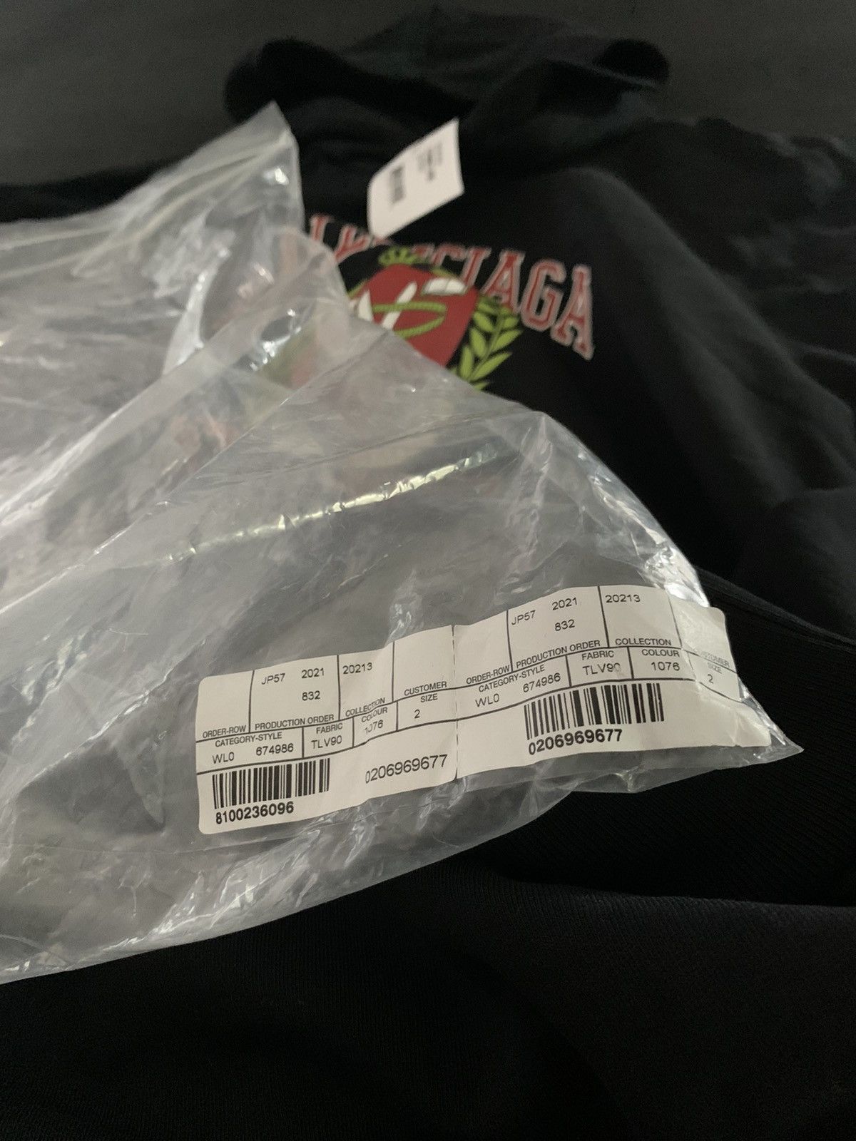 Balenciaga Balenciaga Wide-Fit College Logo Hoodie Size US L / EU 52-54 / 3 - 9 Thumbnail
