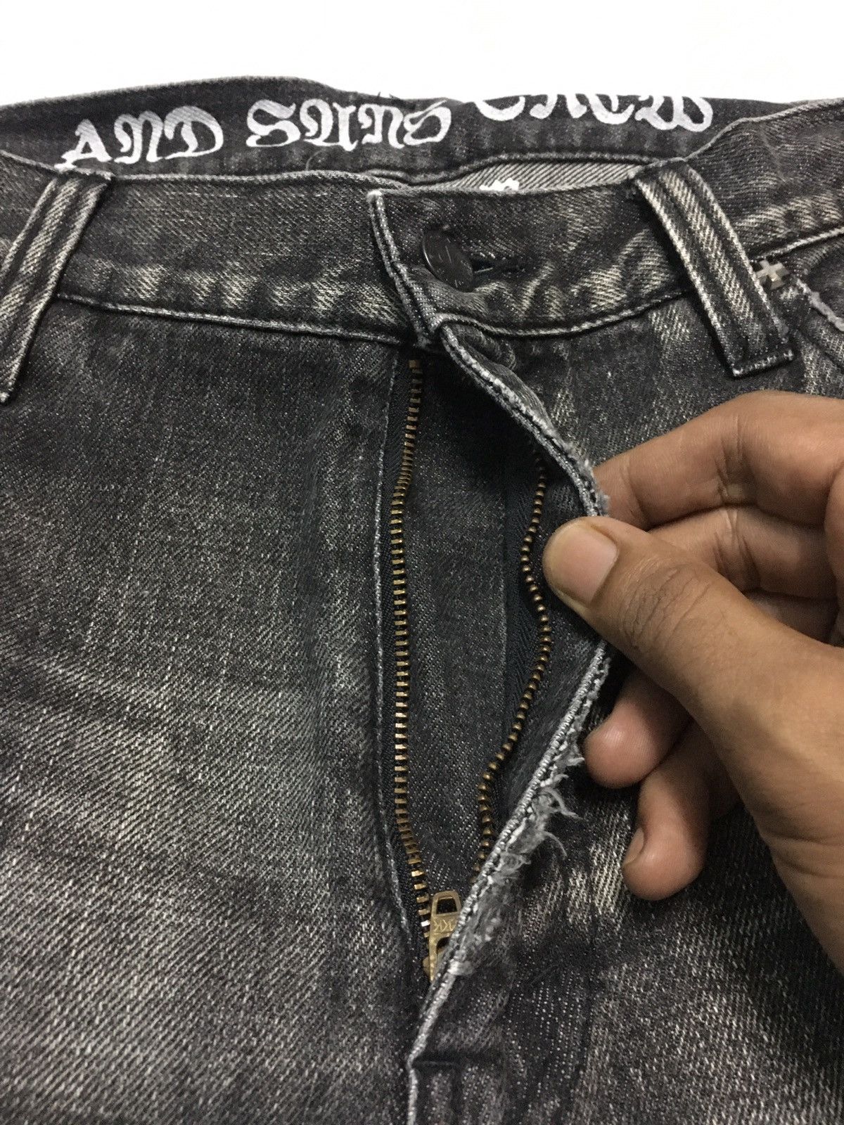 Criminal Damage × Japanese Brand Japanese brand and sun distressed lightning strikes Size US 37 - 8 Thumbnail