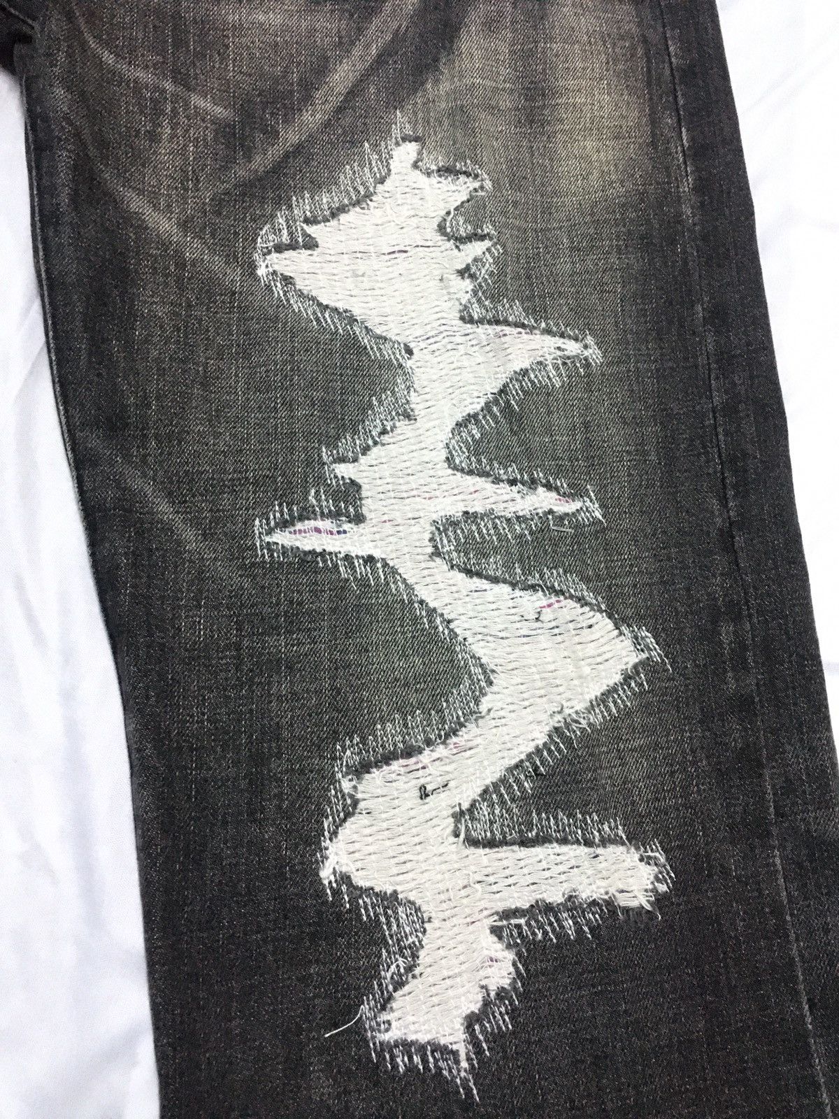 Criminal Damage × Japanese Brand Japanese brand and sun distressed lightning strikes Size US 37 - 10 Thumbnail