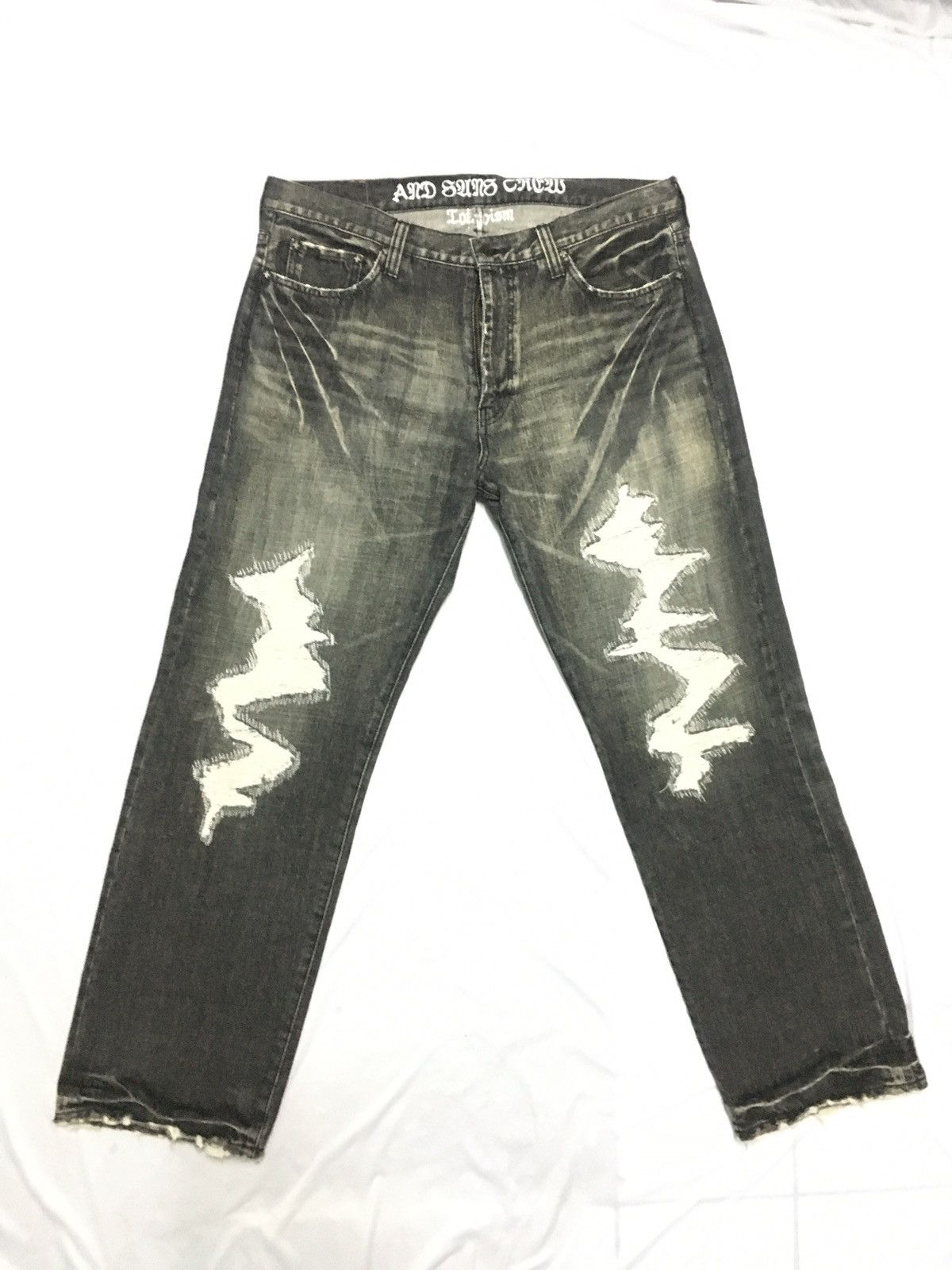 Criminal Damage × Japanese Brand Japanese brand and sun distressed lightning strikes Size US 37 - 1 Thumbnail
