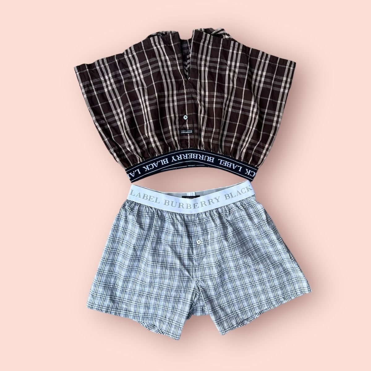Black Label VINTAGE BURBERRY BLACK LABEL BOXERS Size 32 - 8 Thumbnail