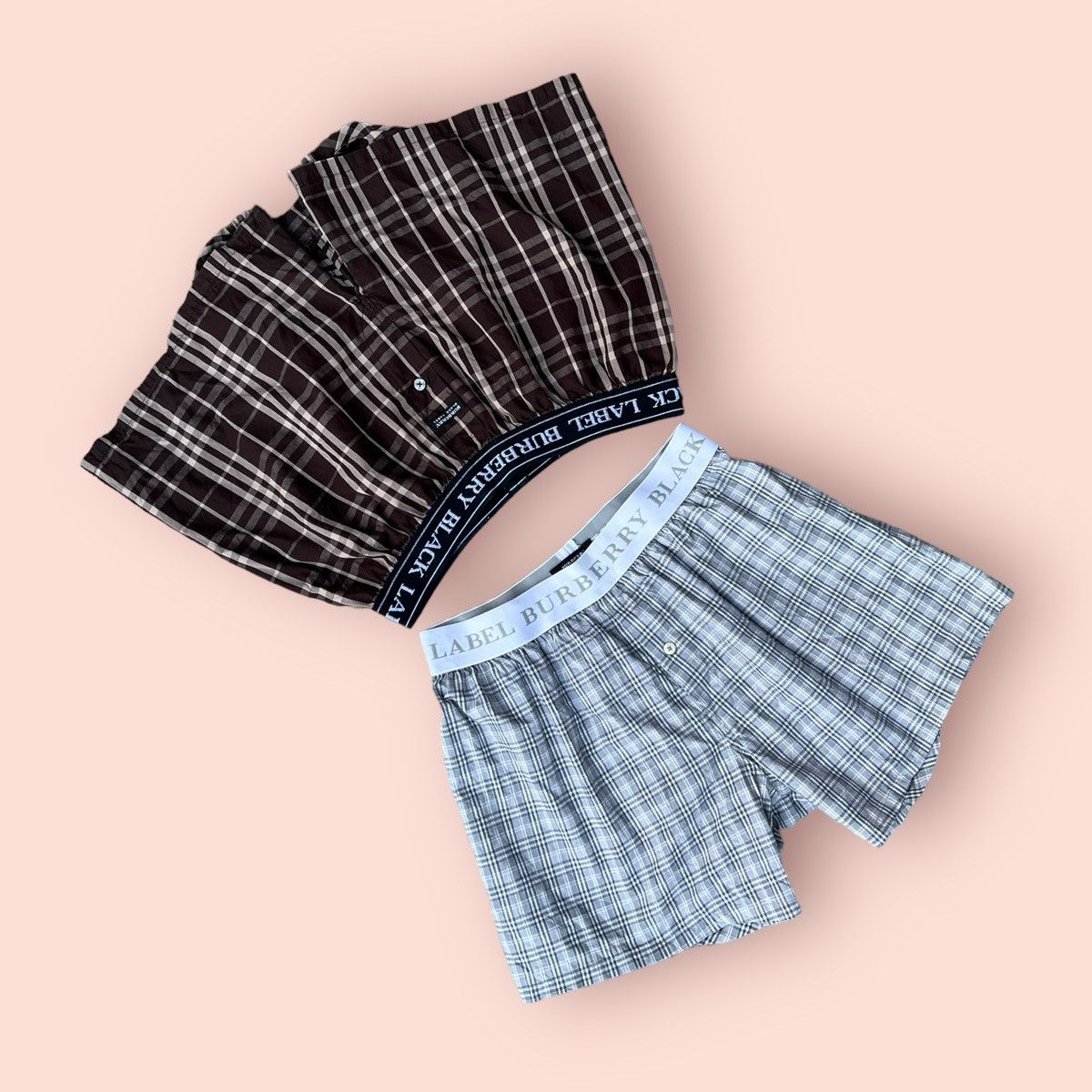 Black Label VINTAGE BURBERRY BLACK LABEL BOXERS Size 32 - 12 Thumbnail