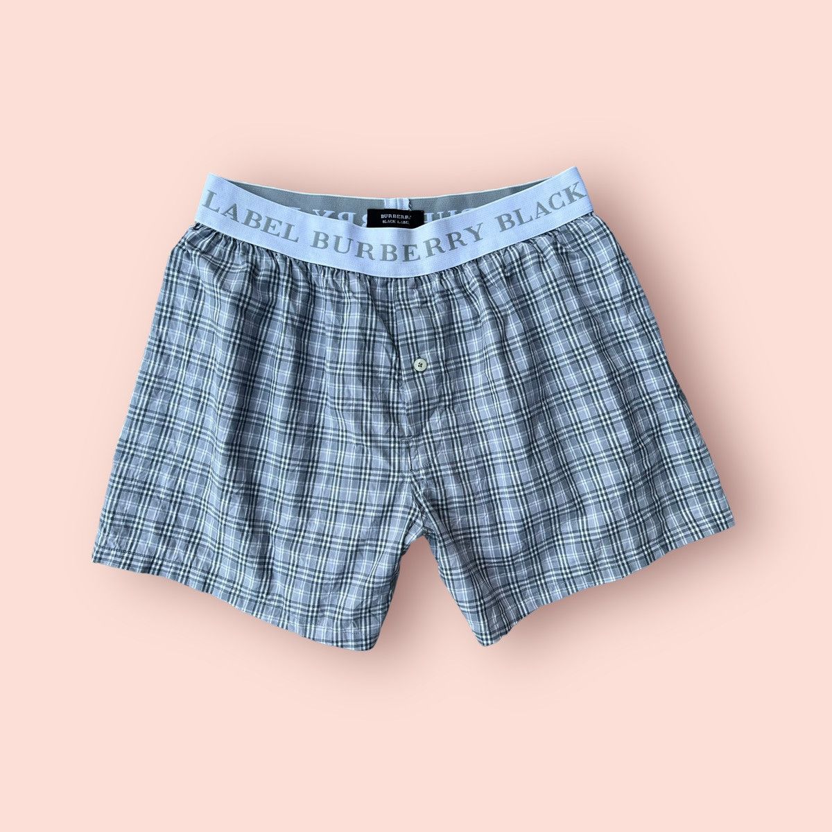 Black Label VINTAGE BURBERRY BLACK LABEL BOXERS Size 32 - 3 Thumbnail