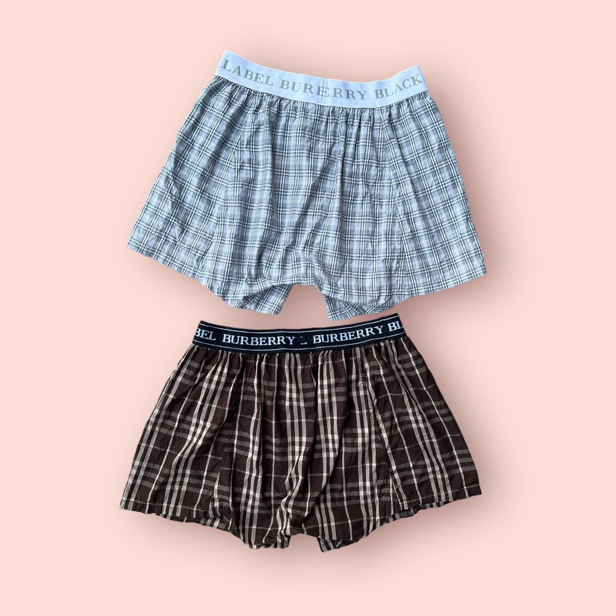 Black Label VINTAGE BURBERRY BLACK LABEL BOXERS Size 32 - 5 Thumbnail
