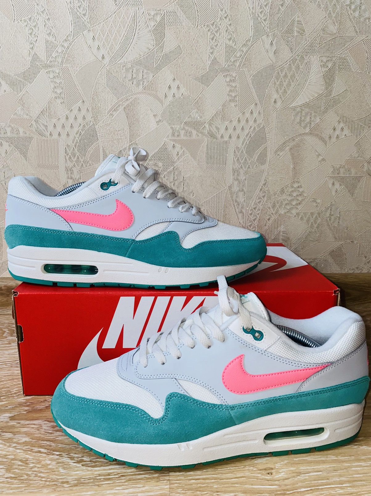 Nike × Parra × Patta NikeLab Air Max1 Watermelon Atmos Clot ACG Concepts Size US 10.5 / EU 43-44 - 3 Thumbnail