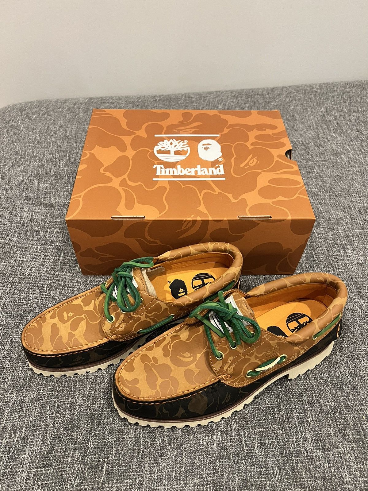 Bape BAPE x Timberland 3 Eye Classic Lug US9 /EU43 Brand New | Grailed