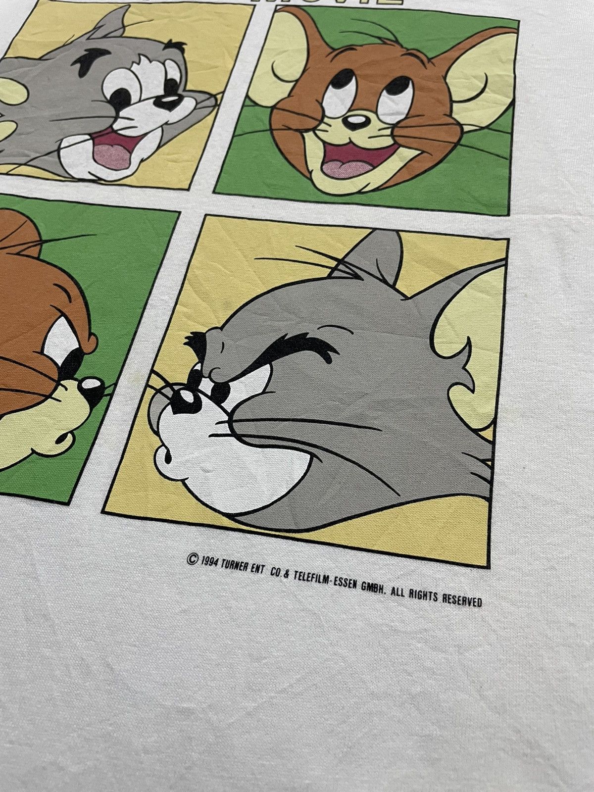 Fruit Of The Loom × Vintage Vintage 90s Fruit of The Loom Tom And Jerry The Movie 1994 Size US L / EU 52-54 / 3 - 4 Thumbnail