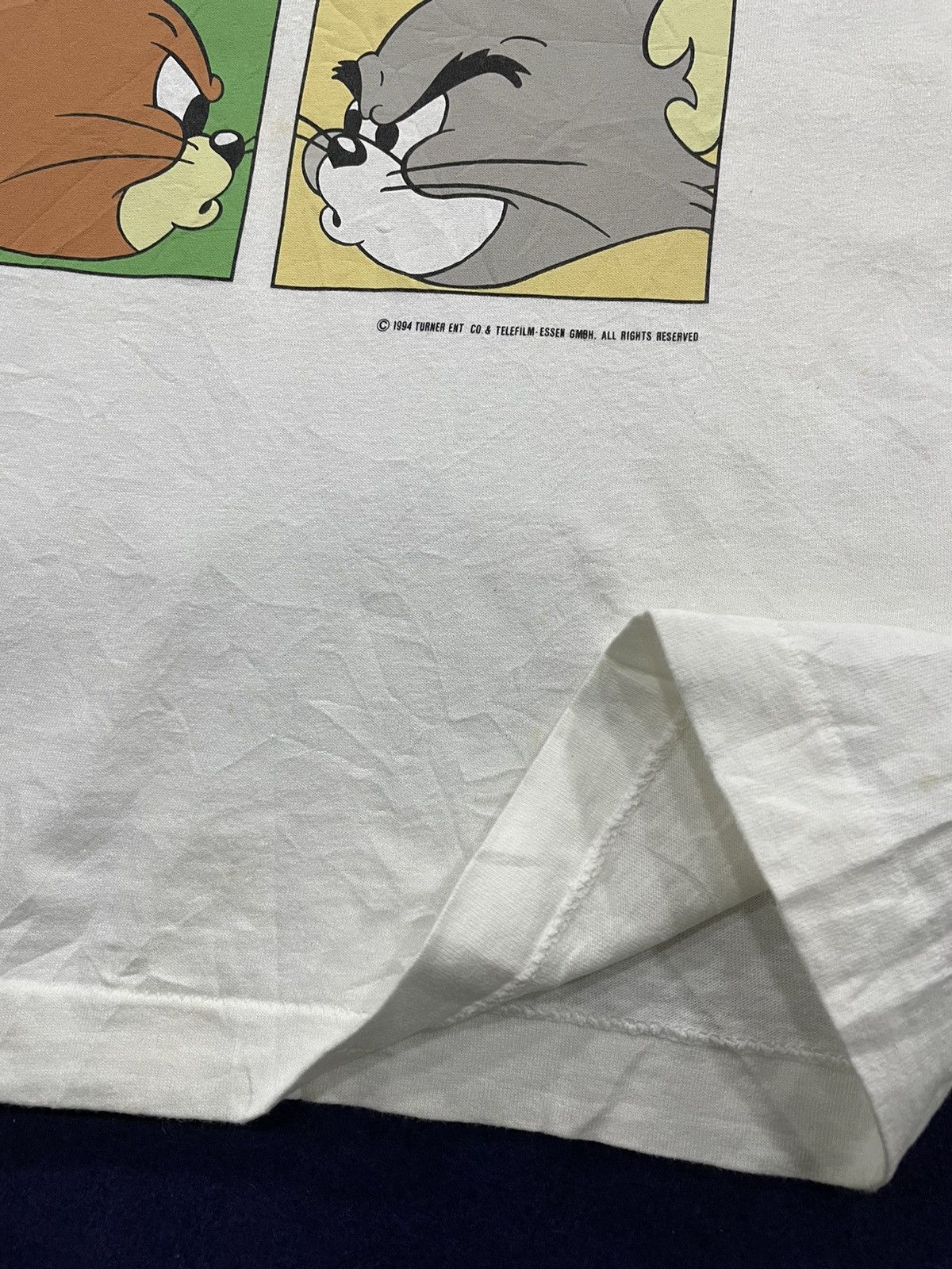 Fruit Of The Loom × Vintage Vintage 90s Fruit of The Loom Tom And Jerry The Movie 1994 Size US L / EU 52-54 / 3 - 5 Thumbnail