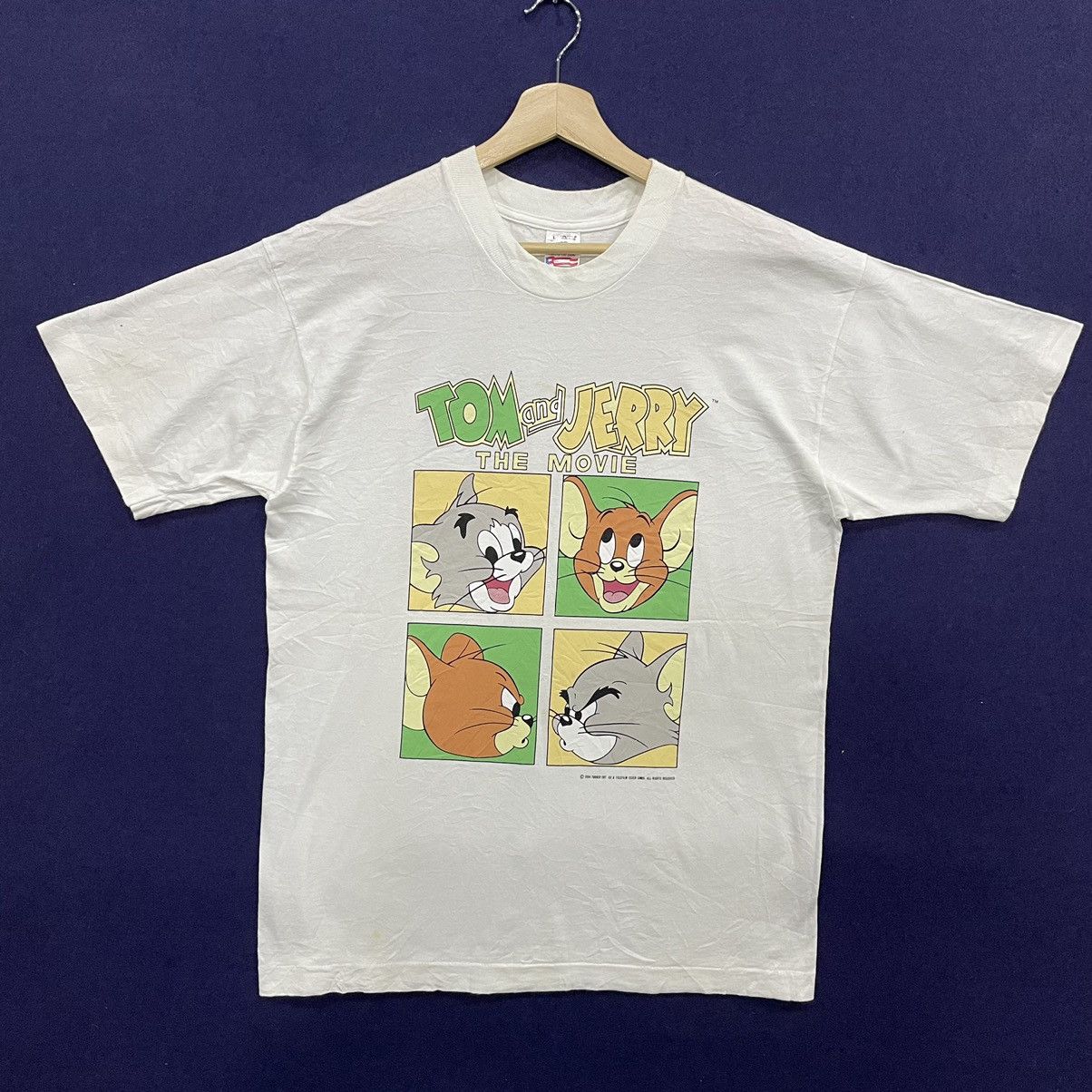 Fruit Of The Loom × Vintage Vintage 90s Fruit of The Loom Tom And Jerry The Movie 1994 Size US L / EU 52-54 / 3 - 1 Thumbnail