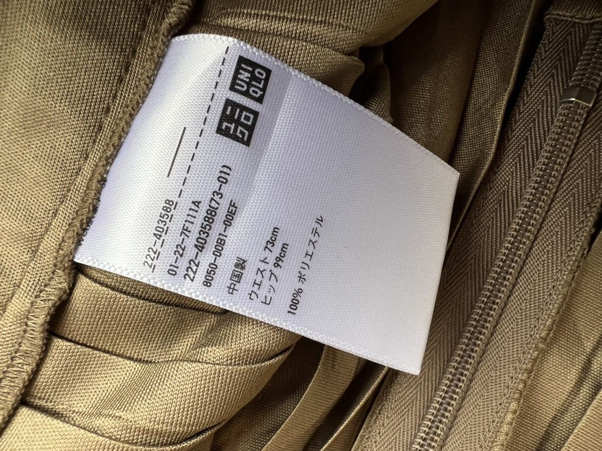 Jun Takahashi × Lemaire × Uniqlo UNIQLO X LEMAIRE (UNIQLO U) PLEATED SKIRTS Size 33" - 12 Thumbnail