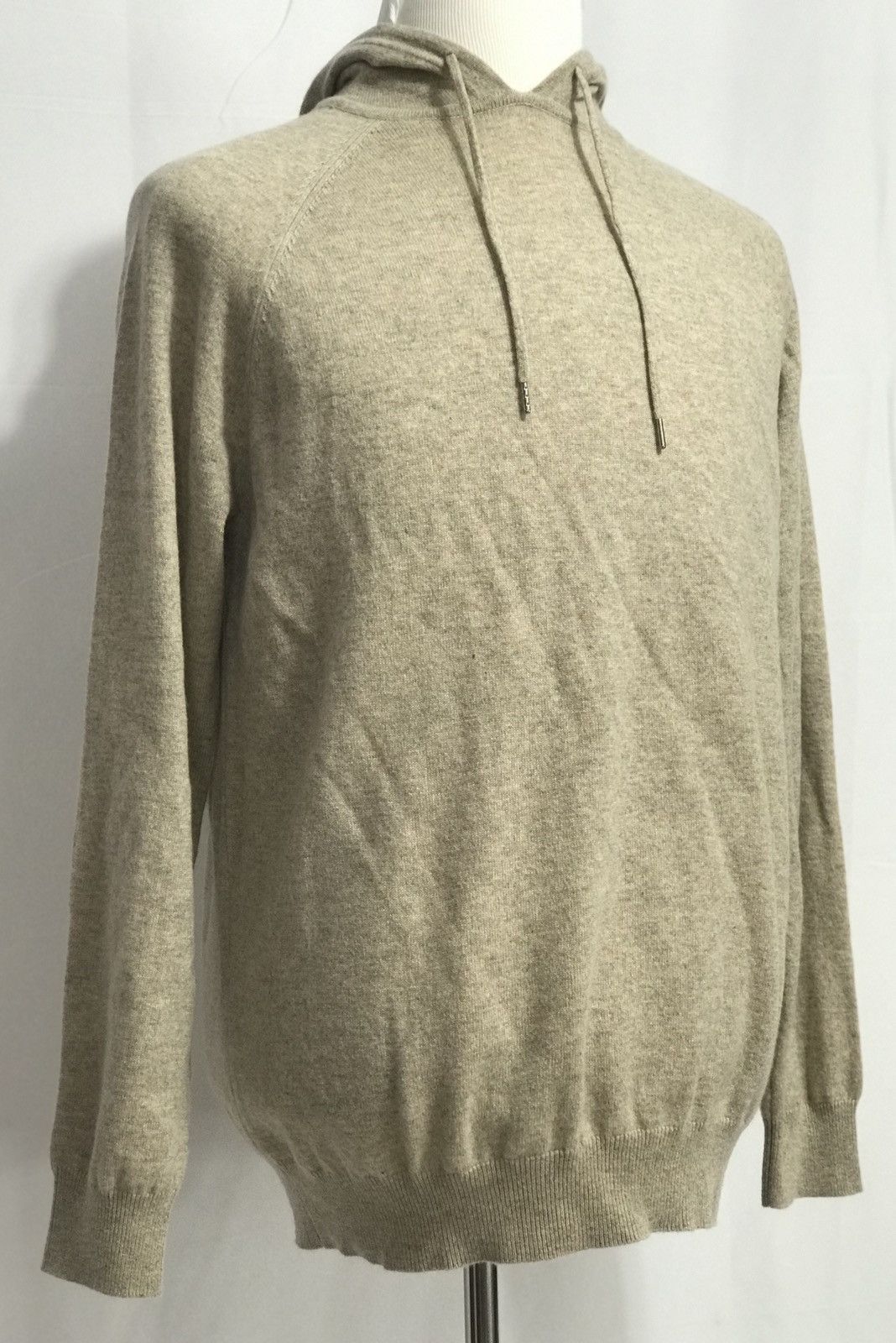 NWT Suitsupply 100% Cashmere Beige Sweater Hoodie SOLD OUT