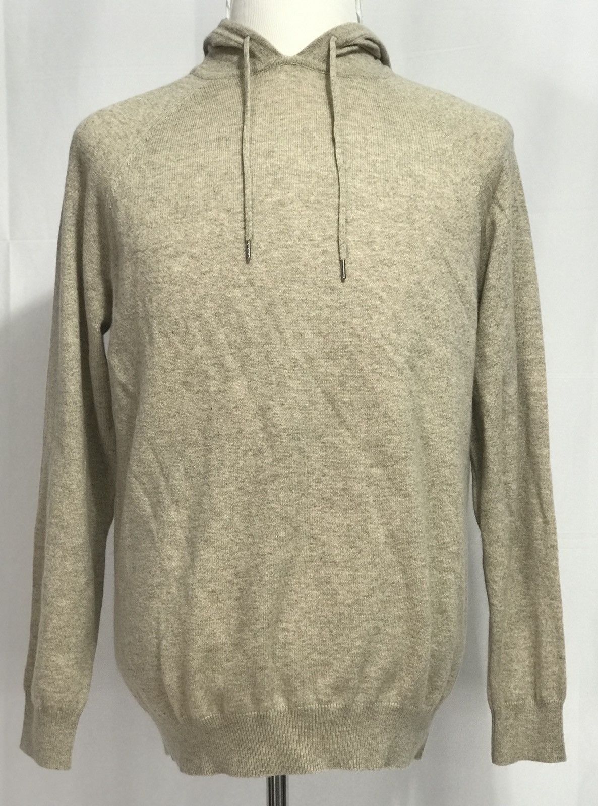 NWT Suitsupply 100% Cashmere Beige Sweater Hoodie SOLD OUT