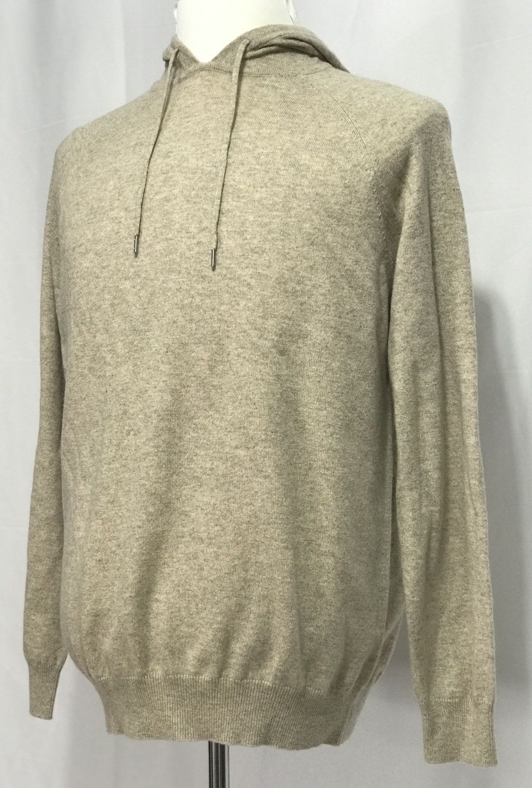 NWT Suitsupply 100% Cashmere Beige Sweater Hoodie SOLD OUT