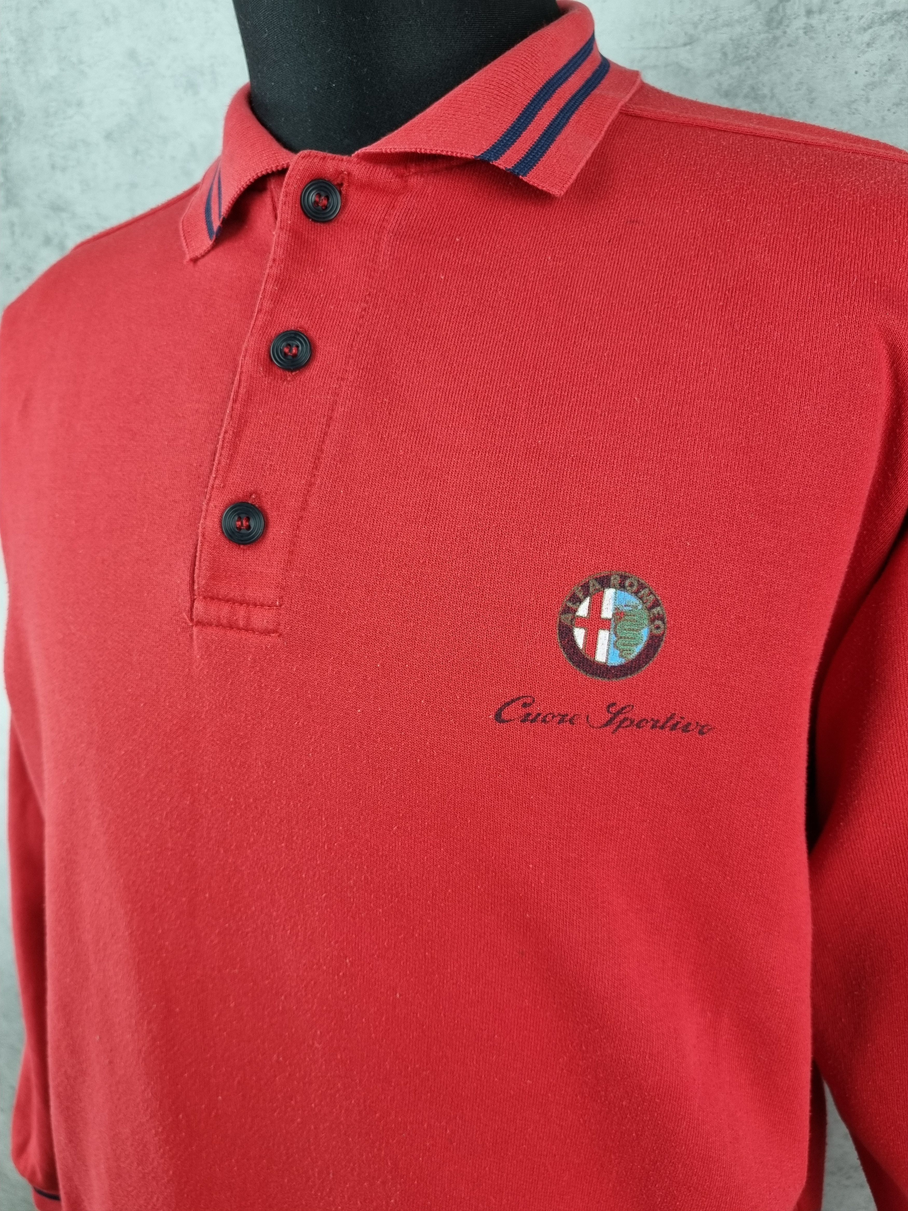 Formula 1 × Marlboro 80s Very Rare ALFA ROMEO Racing Sweatshirt Size US M / EU 48-50 / 2 - 2 Thumbnail