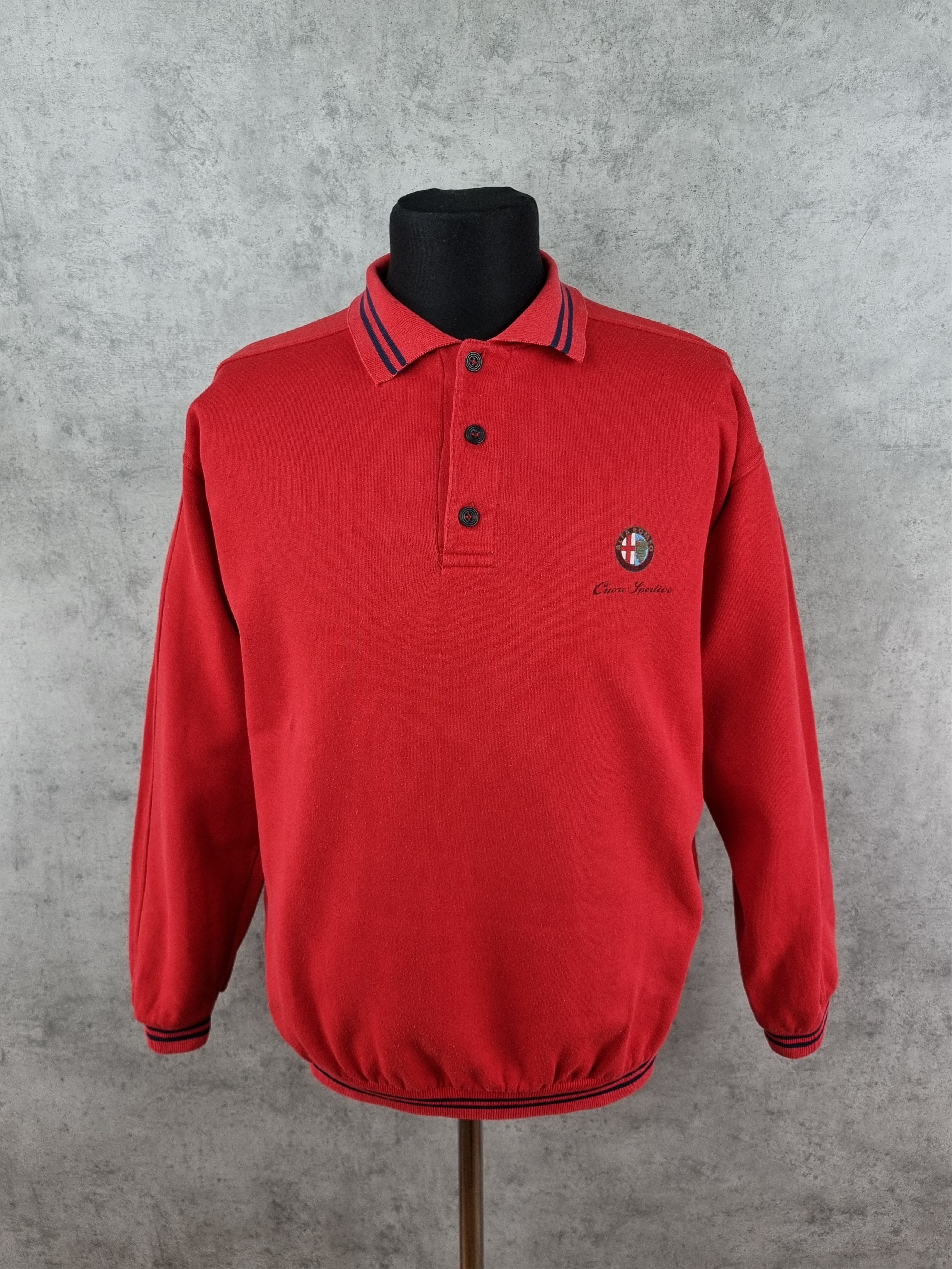 Formula 1 × Marlboro 80s Very Rare ALFA ROMEO Racing Sweatshirt Size US M / EU 48-50 / 2 - 4 Thumbnail