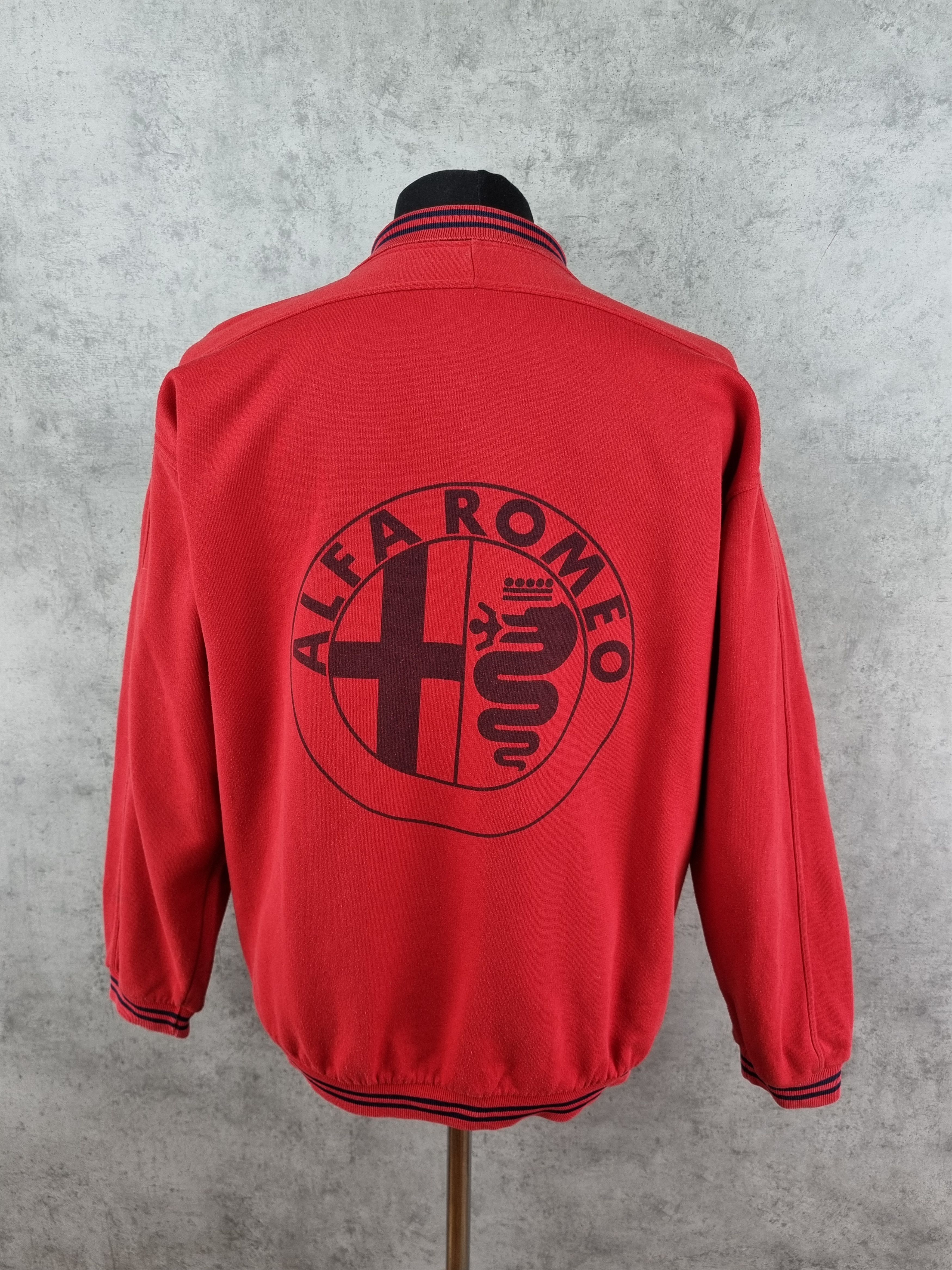 image of Formula Uno x Marlboro 80's Very Alfa Romeo Racing Sweatshirt in Red, Men's (Size Medium)
