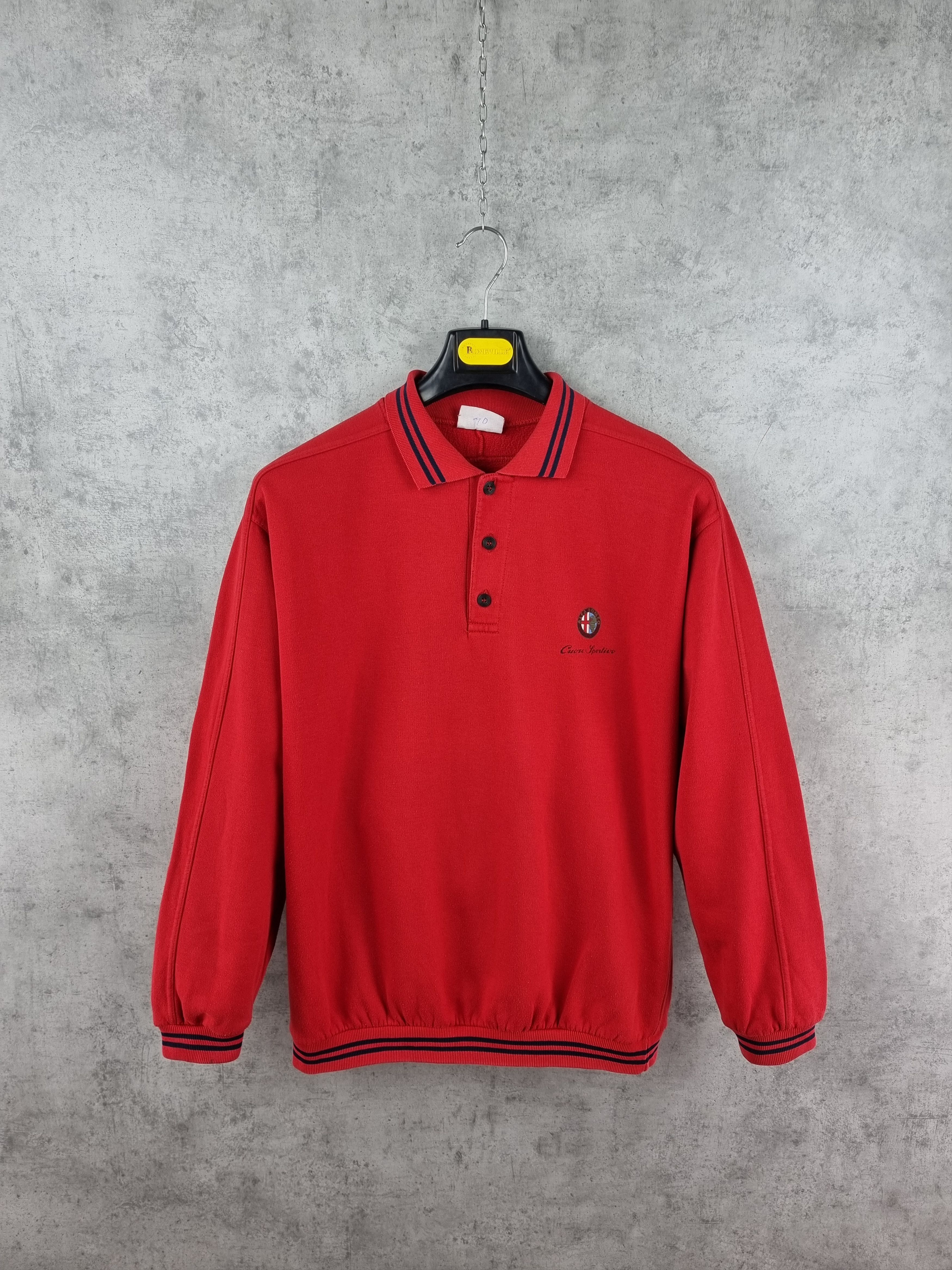 Formula 1 × Marlboro 80s Very Rare ALFA ROMEO Racing Sweatshirt Size US M / EU 48-50 / 2 - 12 Thumbnail