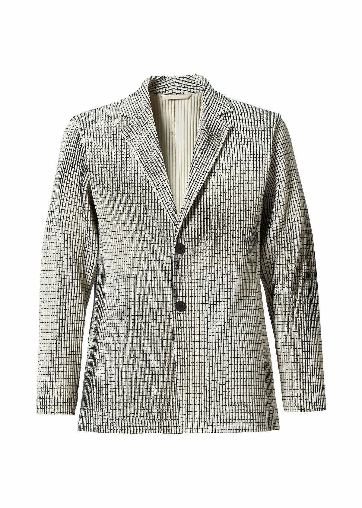 Issey Miyake Issey Miyake Homme Plisse 2022 SS Network Check Blazer Size US S / EU 44-46 / 1 - 1 Thumbnail