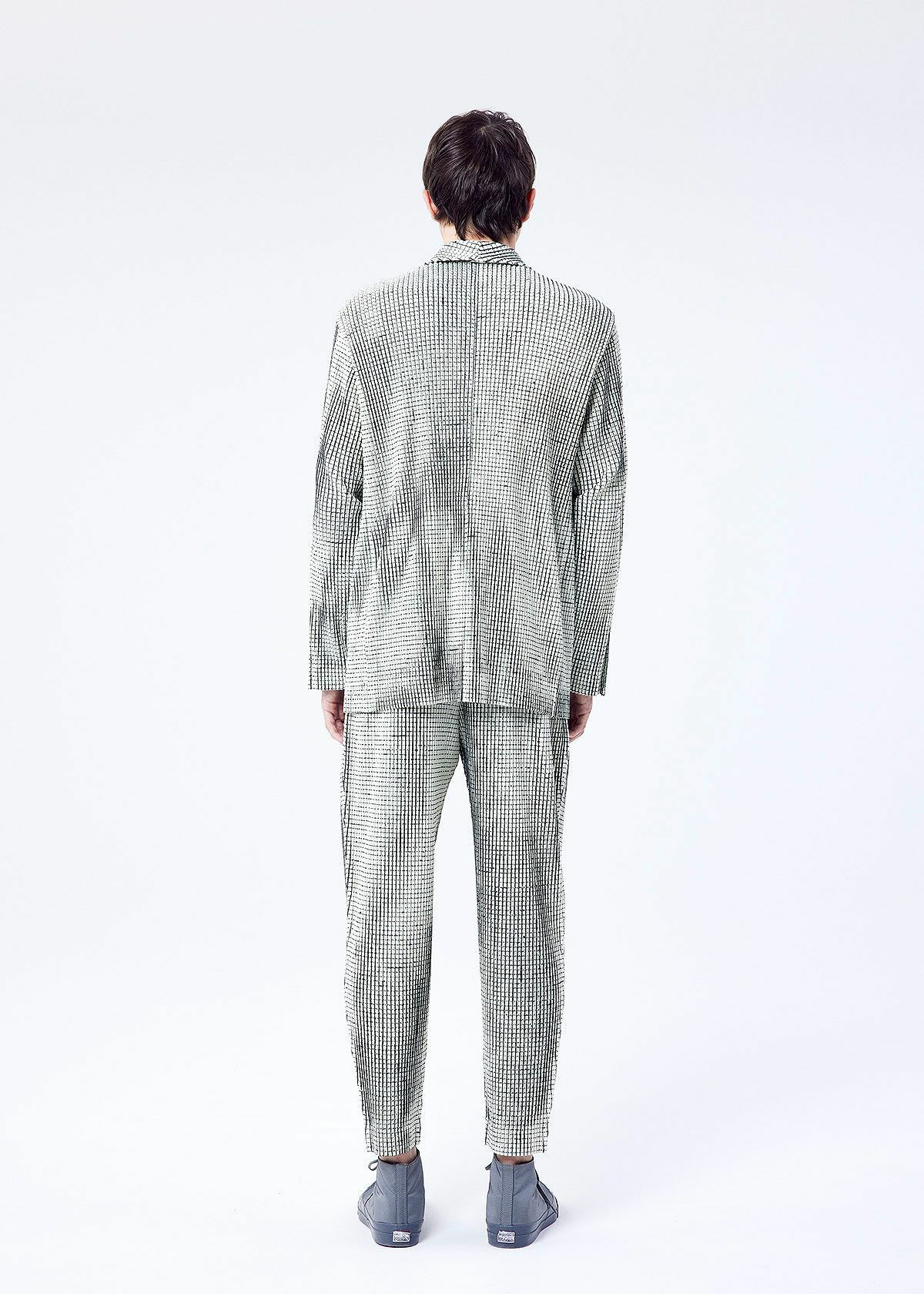 Issey Miyake Issey Miyake Homme Plisse 2022 SS Network Check Blazer Size US S / EU 44-46 / 1 - 3 Thumbnail