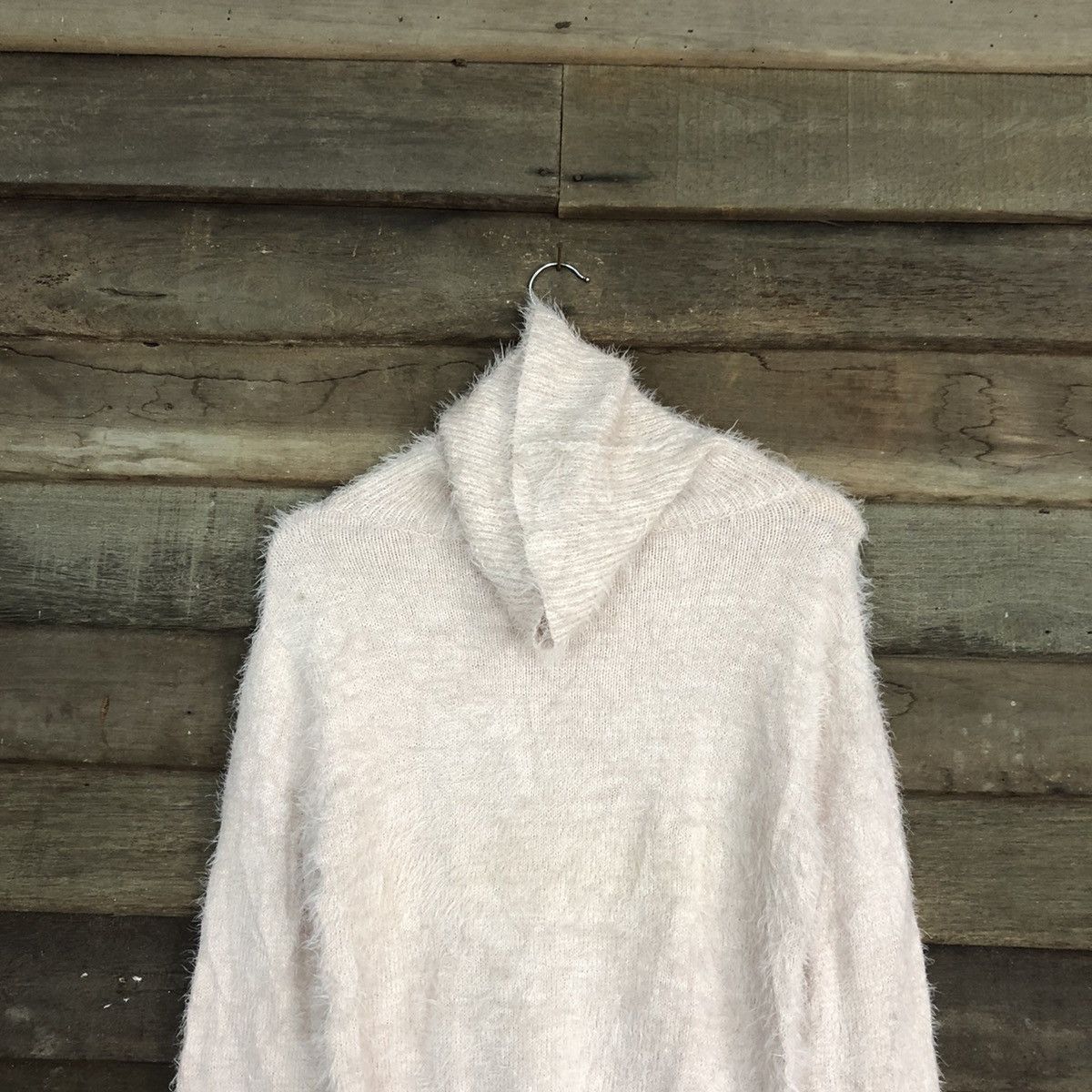 Homespun Knitwear × Japanese Brand GRL Light Pink fur Mohair Shag Shaggy Knitwear #c1028 Size US S / EU 44-46 / 1 - 9 Thumbnail