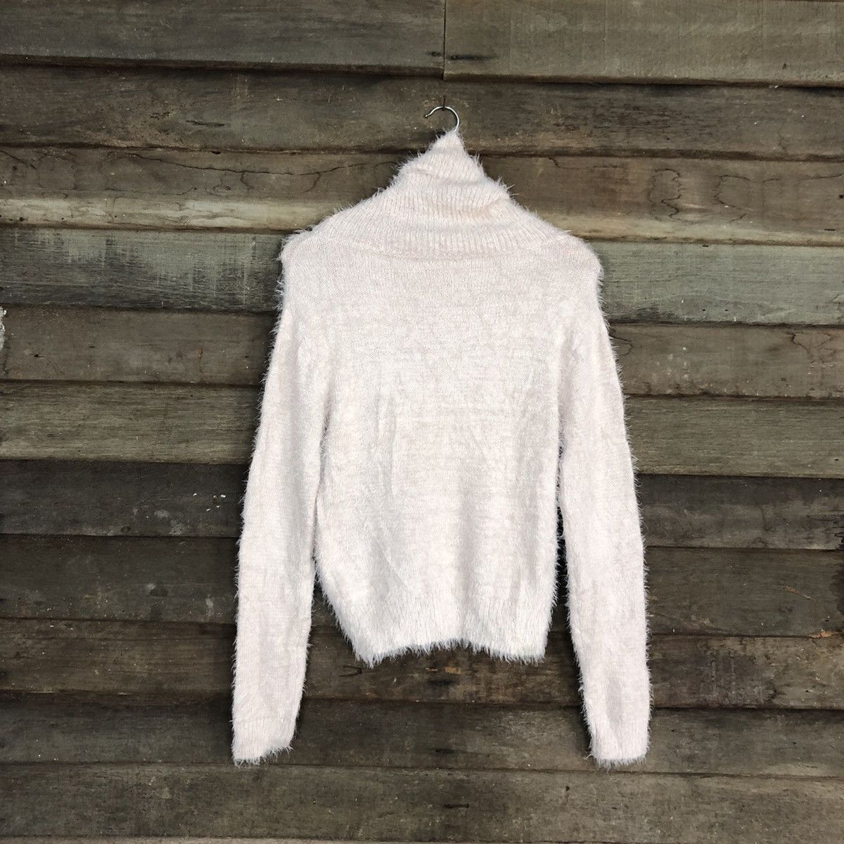 Homespun Knitwear × Japanese Brand GRL Light Pink fur Mohair Shag Shaggy Knitwear #c1028 Size US S / EU 44-46 / 1 - 10 Thumbnail