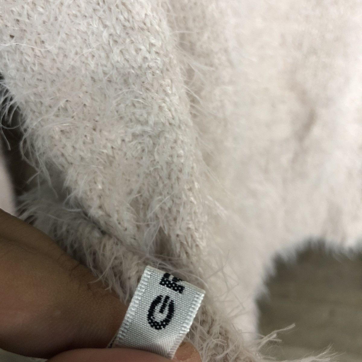 Homespun Knitwear × Japanese Brand GRL Light Pink fur Mohair Shag Shaggy Knitwear #c1028 Size US S / EU 44-46 / 1 - 12 Thumbnail