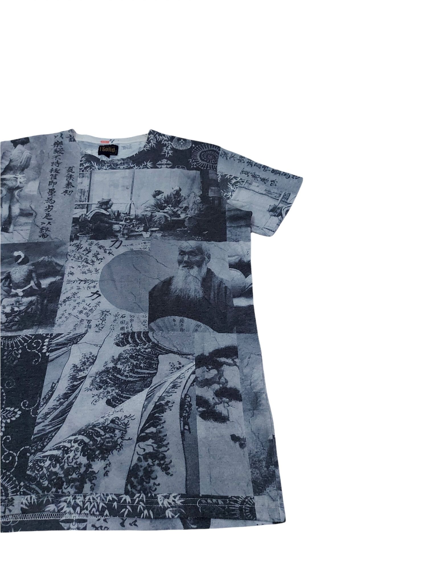 Other RARE! !SOLID JAPANESE YAKUZA COLLAGE ART OVERPRINT Size US L / EU 52-54 / 3 - 3 Thumbnail