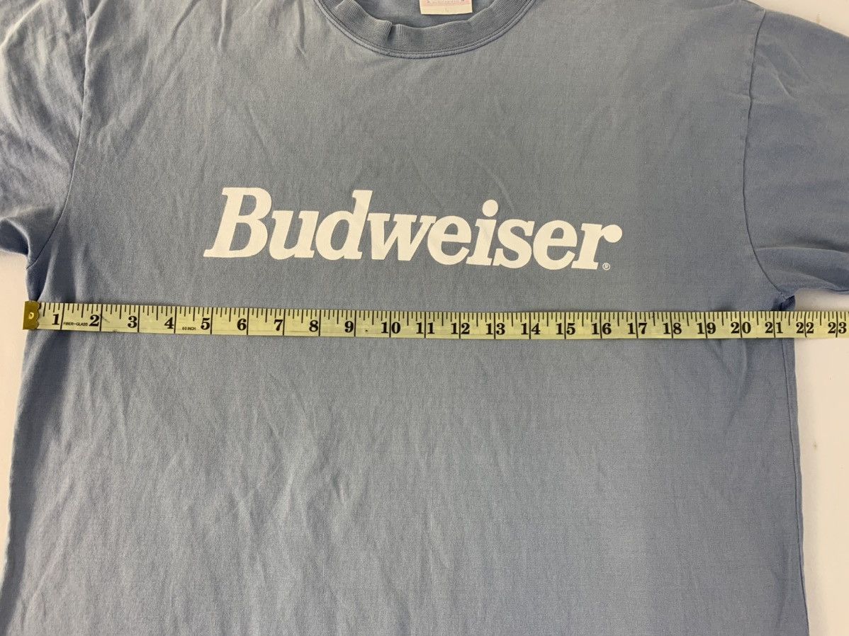 Budweiser 90s Budweiser Spell Out Big Logo Printed Tee T shirt Size US XL / EU 56 / 4 - 6 Thumbnail