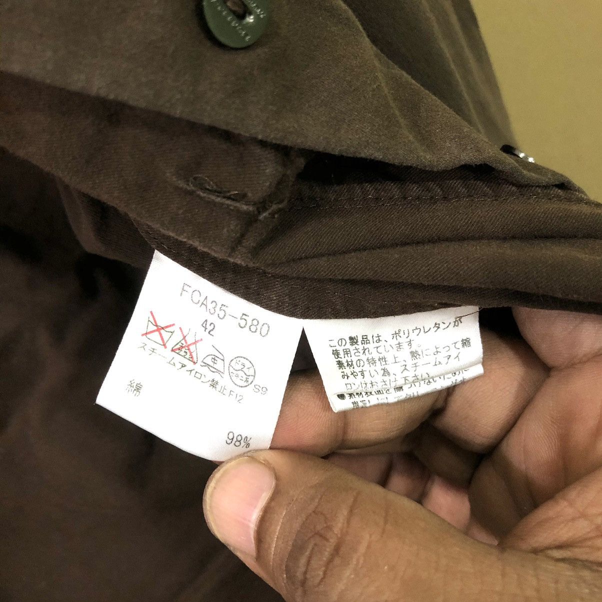 Burberry × Japanese Brand × Vintage Burberry Button Up Long Sleeve T-Shirt Size US S / EU 44-46 / 1 - 6 Thumbnail