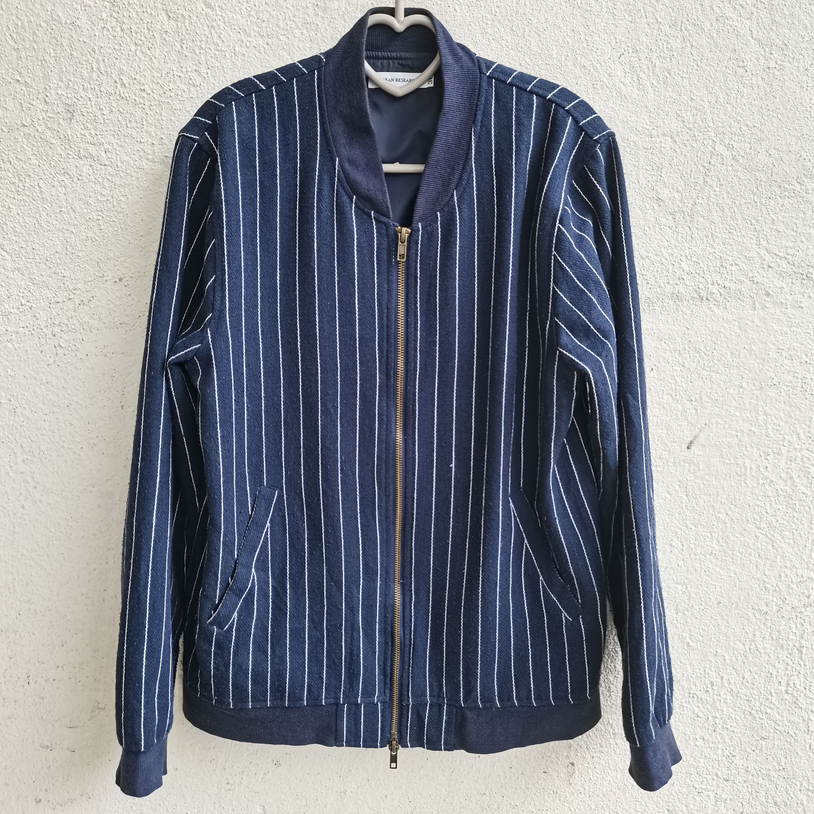 URBAN RESEARCH DOORS × Vintage 🔥Vintage🔥 URBAN RESEARCH Stripes Zipper Up Jacket Size US M / EU 48-50 / 2 - 2 Thumbnail
