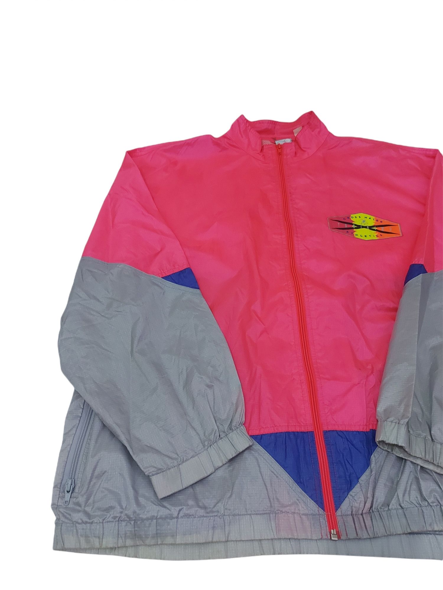 Japanese Brand × Ocean Pacific RARE! VTG 90s OCEAN PACIFIC NEON COLOR BLOCK WINDBREAKER Size US L / EU 52-54 / 3 - 4 Thumbnail