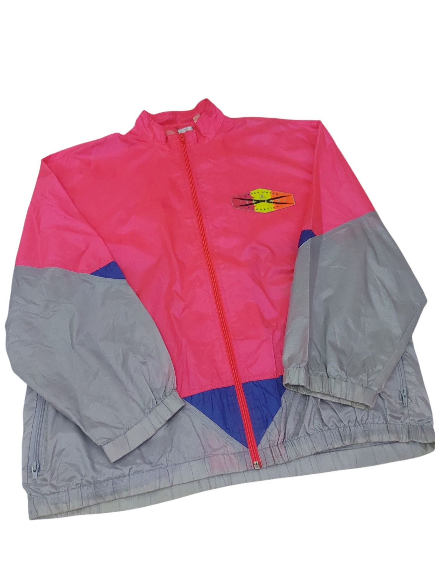 Japanese Brand × Ocean Pacific RARE! VTG 90s OCEAN PACIFIC NEON COLOR BLOCK WINDBREAKER Size US L / EU 52-54 / 3 - 5 Thumbnail