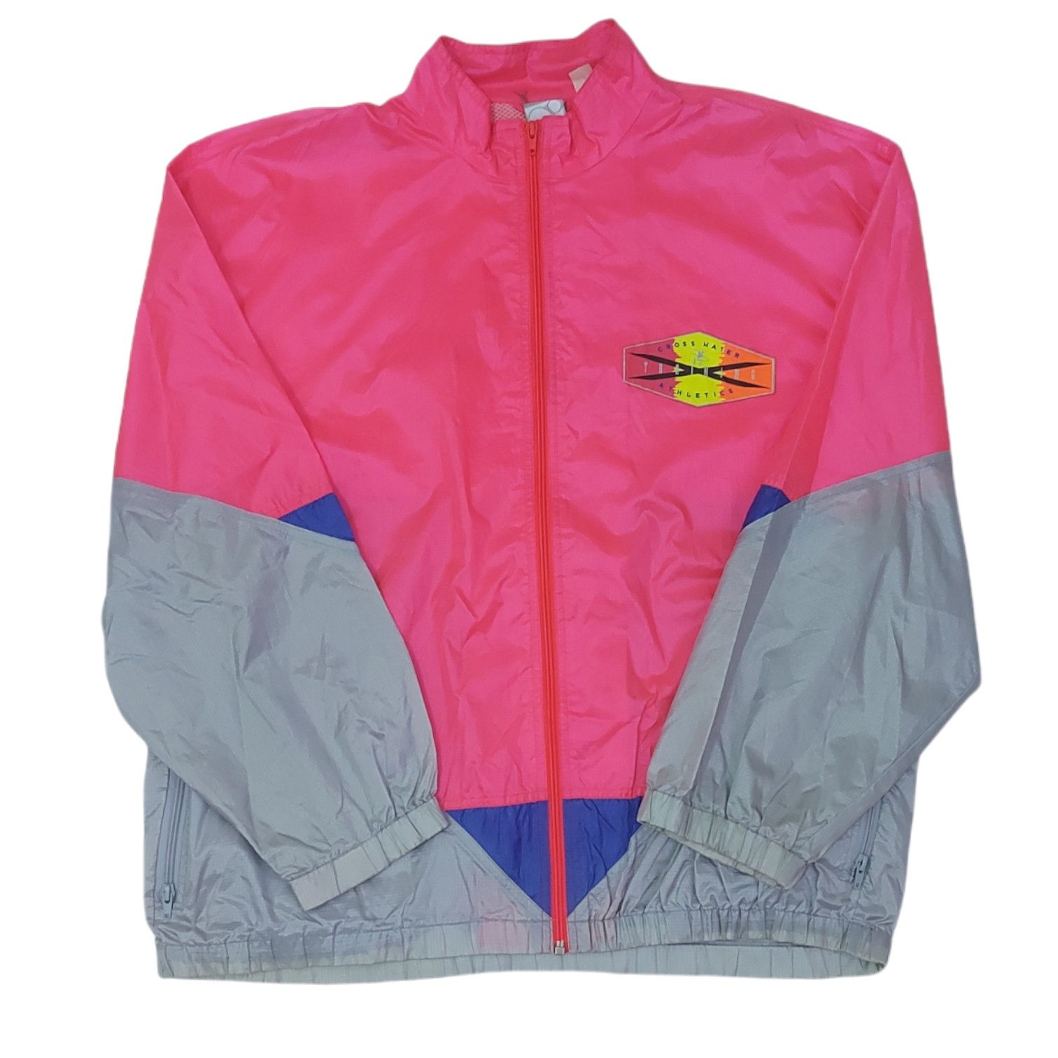 Japanese Brand × Ocean Pacific RARE! VTG 90s OCEAN PACIFIC NEON COLOR BLOCK WINDBREAKER Size US L / EU 52-54 / 3 - 1 Thumbnail