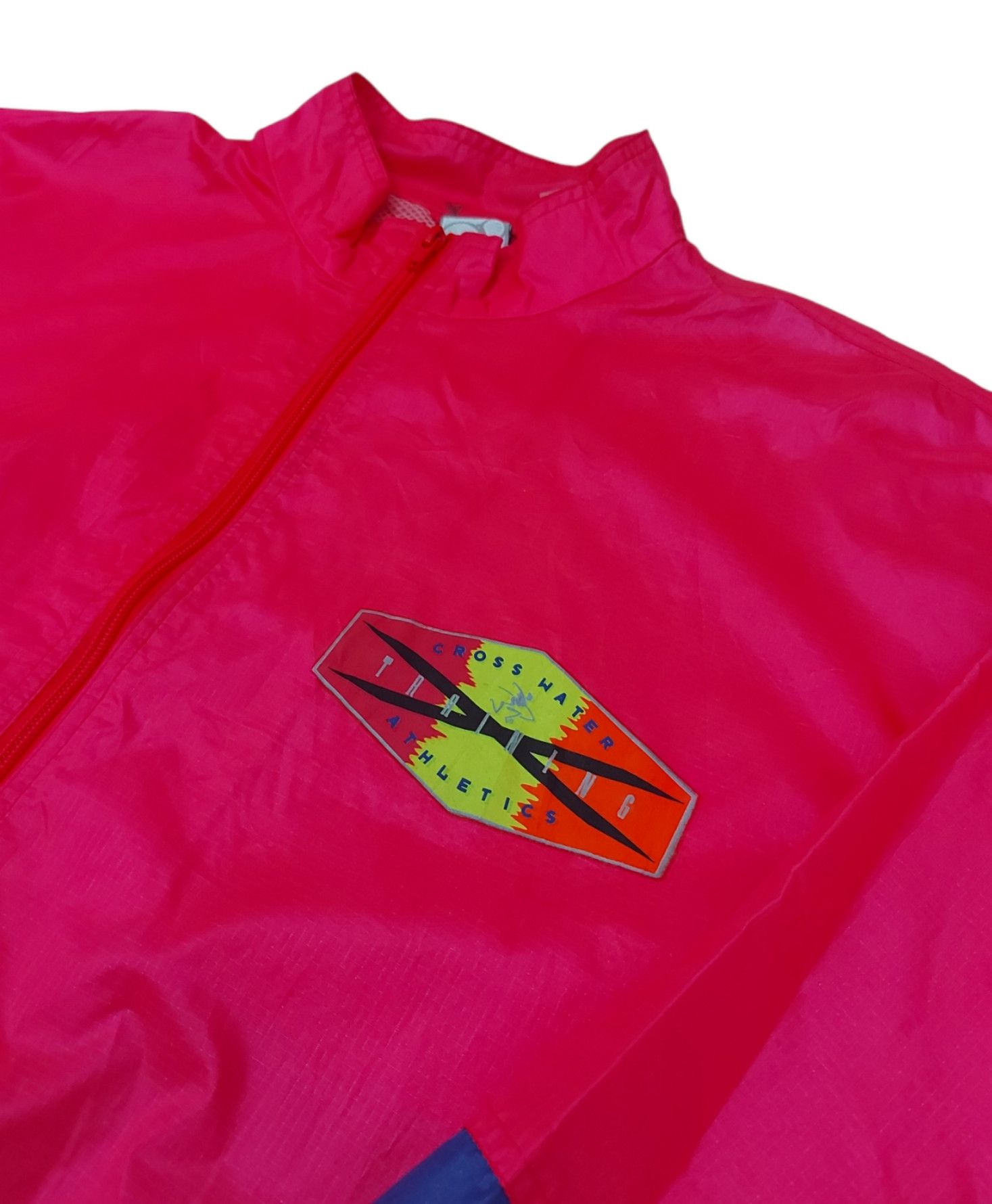 Japanese Brand × Ocean Pacific RARE! VTG 90s OCEAN PACIFIC NEON COLOR BLOCK WINDBREAKER Size US L / EU 52-54 / 3 - 6 Thumbnail
