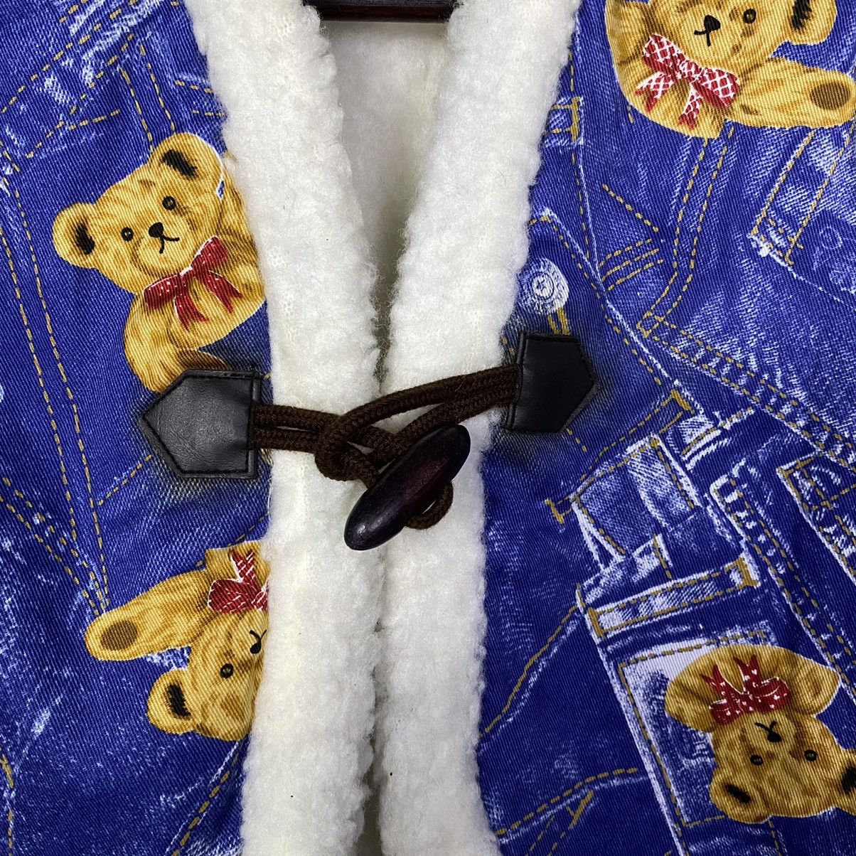 Anime × Japanese Brand Gcw23🔥Vintage Japan vest sherpa full print japanese brand Size US XXS / EU 40 - 3 Thumbnail
