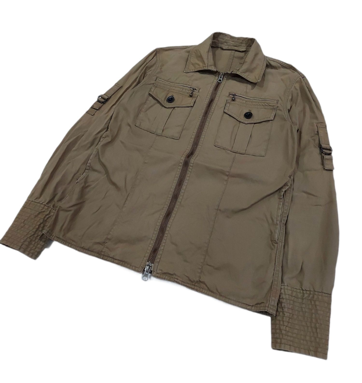 Japanese Brand × SHIPS × Ships Jet Blue RARE! SHIPS JET BLUE MILITARY KHAKI STYLE JACKET Size US S / EU 44-46 / 1 - 6 Thumbnail
