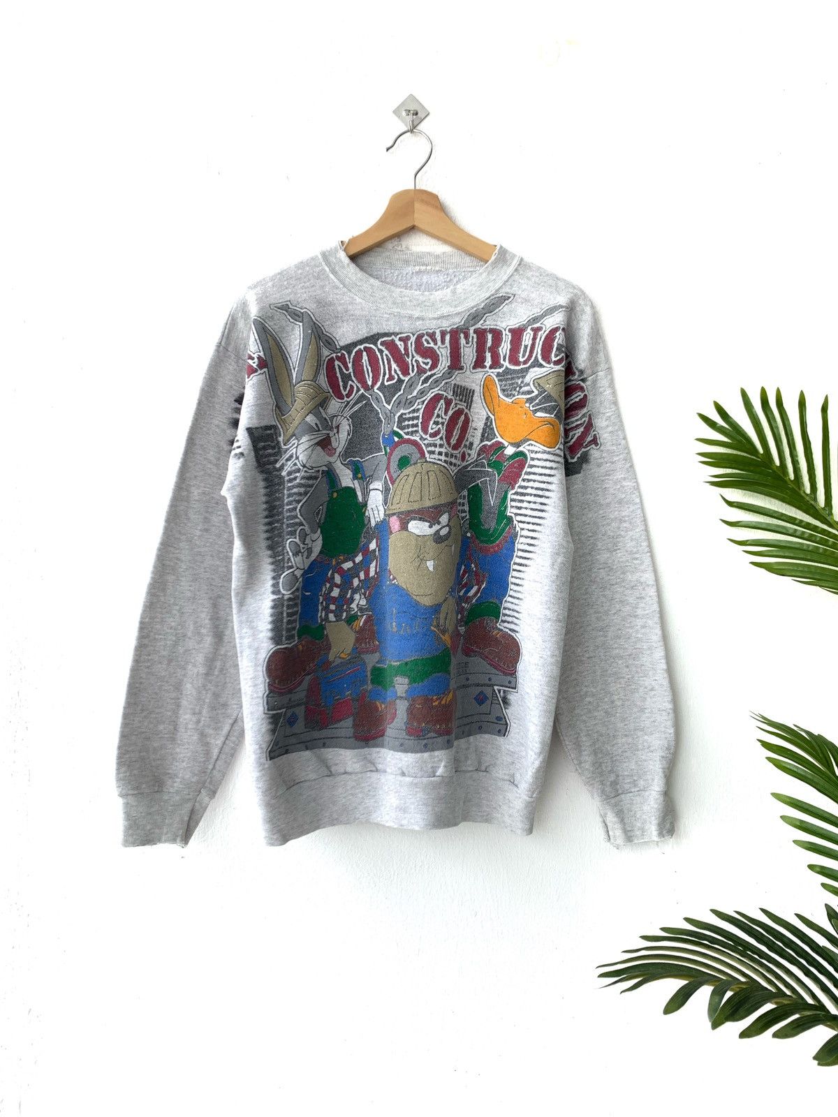 Vintage 1994 Warner Bros Acme Construction Sweatshirt