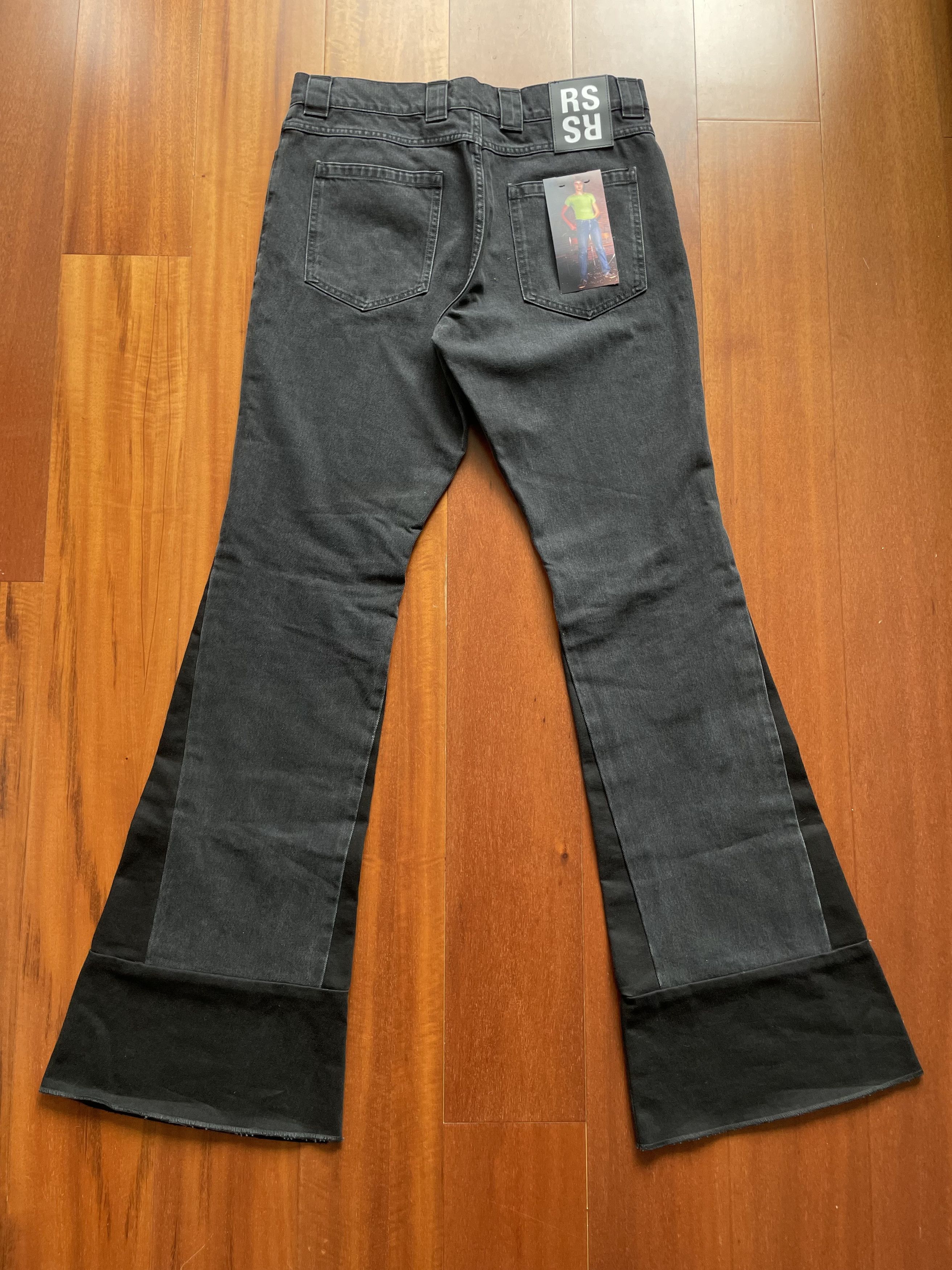 Raf Simons Flared Workwear Jeans | Grailed