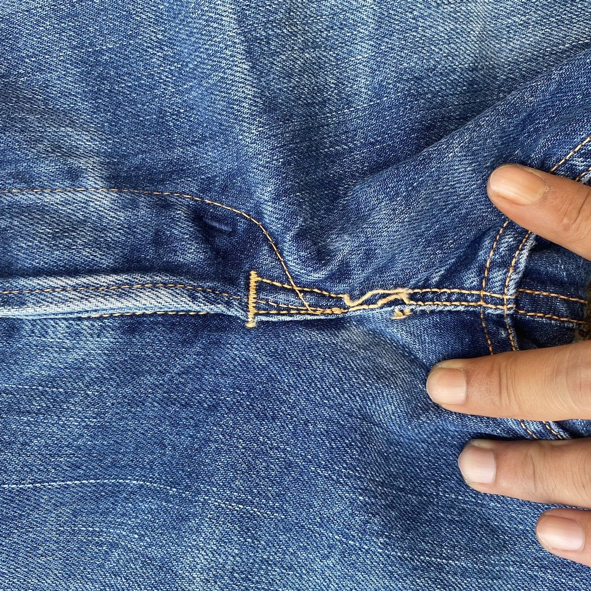 Blue Blue Japan × HOLLYWOOD RANCH MARKET × Vintage Vintage Japanese HR Market Faded Washed Denim Jeans Size US 31 - 6 Thumbnail