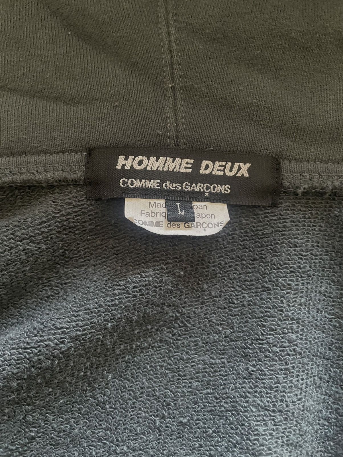 Comme des Garcons Homme Deux Colorblock Hoodie Size US L / EU 52-54 / 3 - 2 Thumbnail