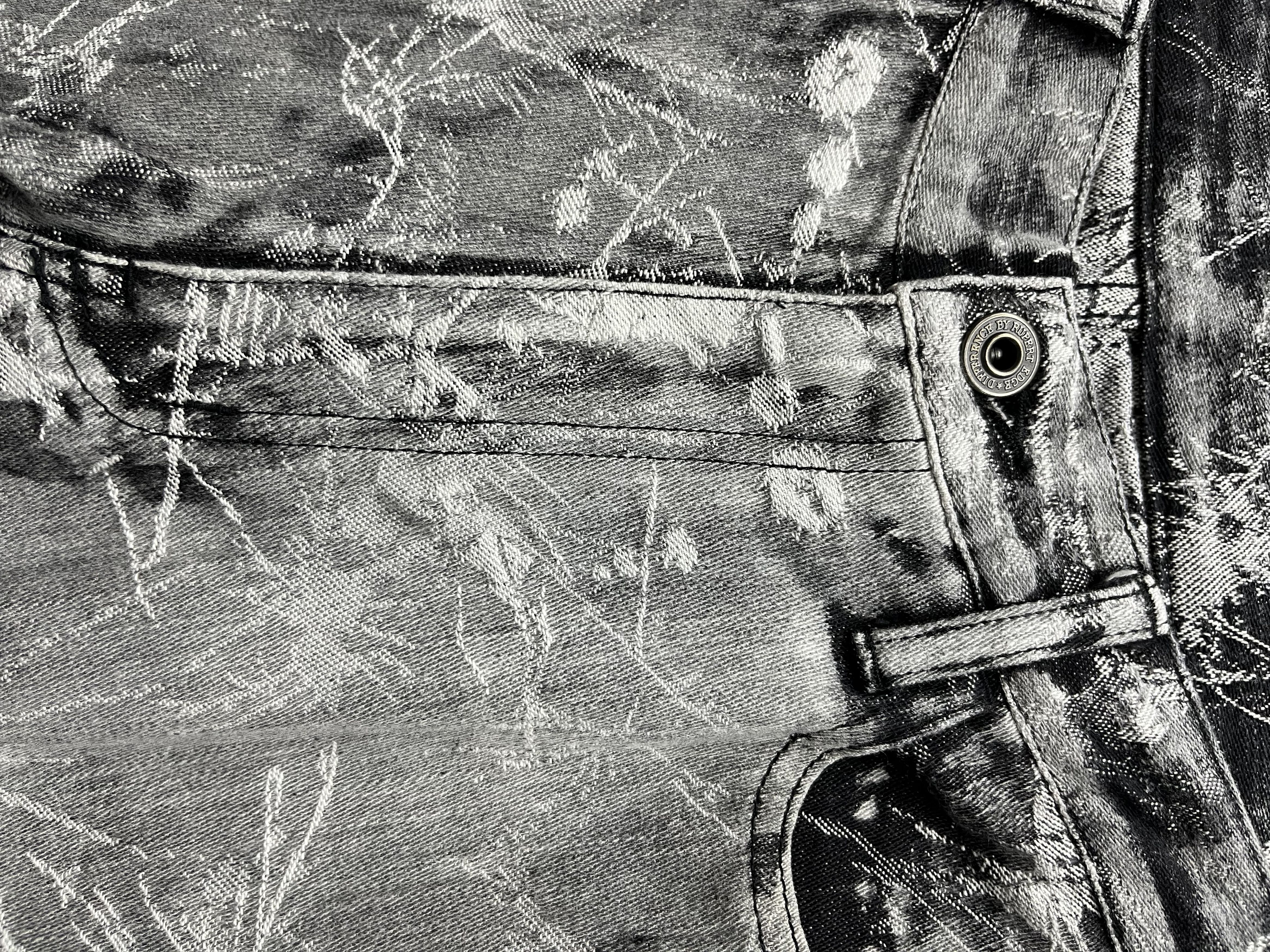 Self Edge × Vintage 🔥RUPERT JAPAN AcidWash Design Fabric Flare APOC Issey Style Size US 30 / EU 46 - 7 Thumbnail