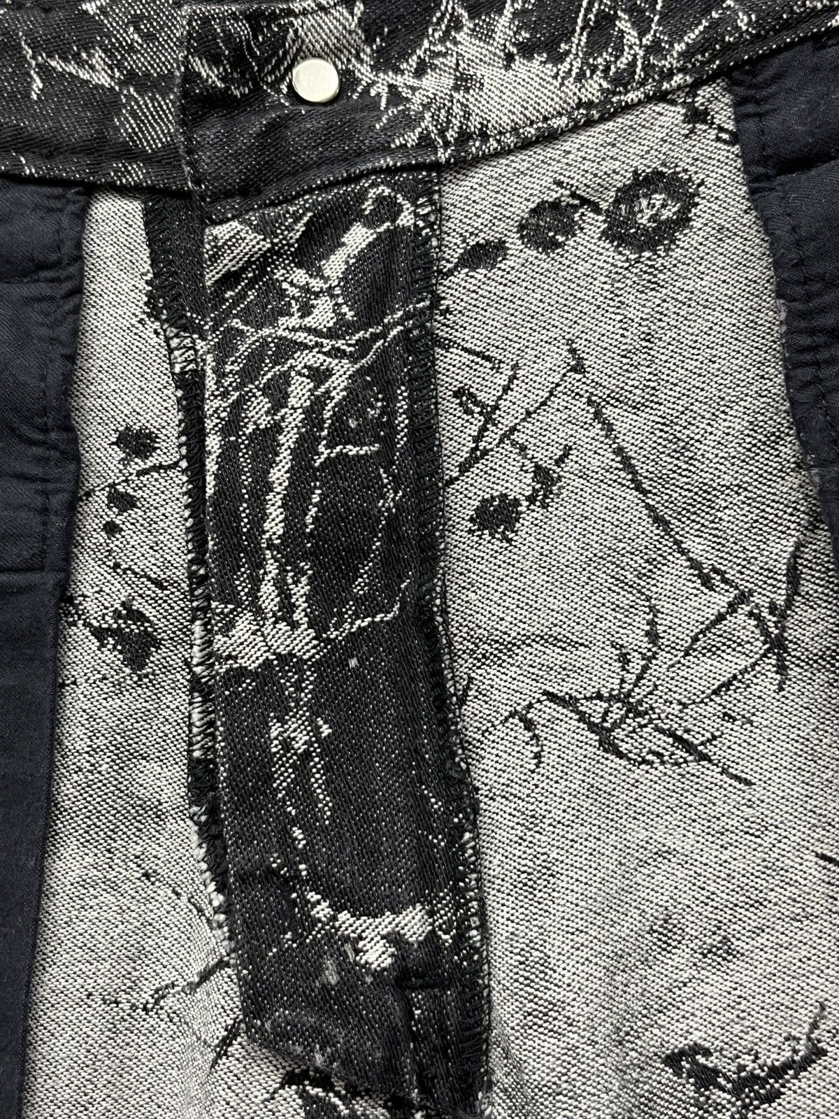 Self Edge × Vintage 🔥RUPERT JAPAN AcidWash Design Fabric Flare APOC Issey Style Size US 30 / EU 46 - 9 Thumbnail